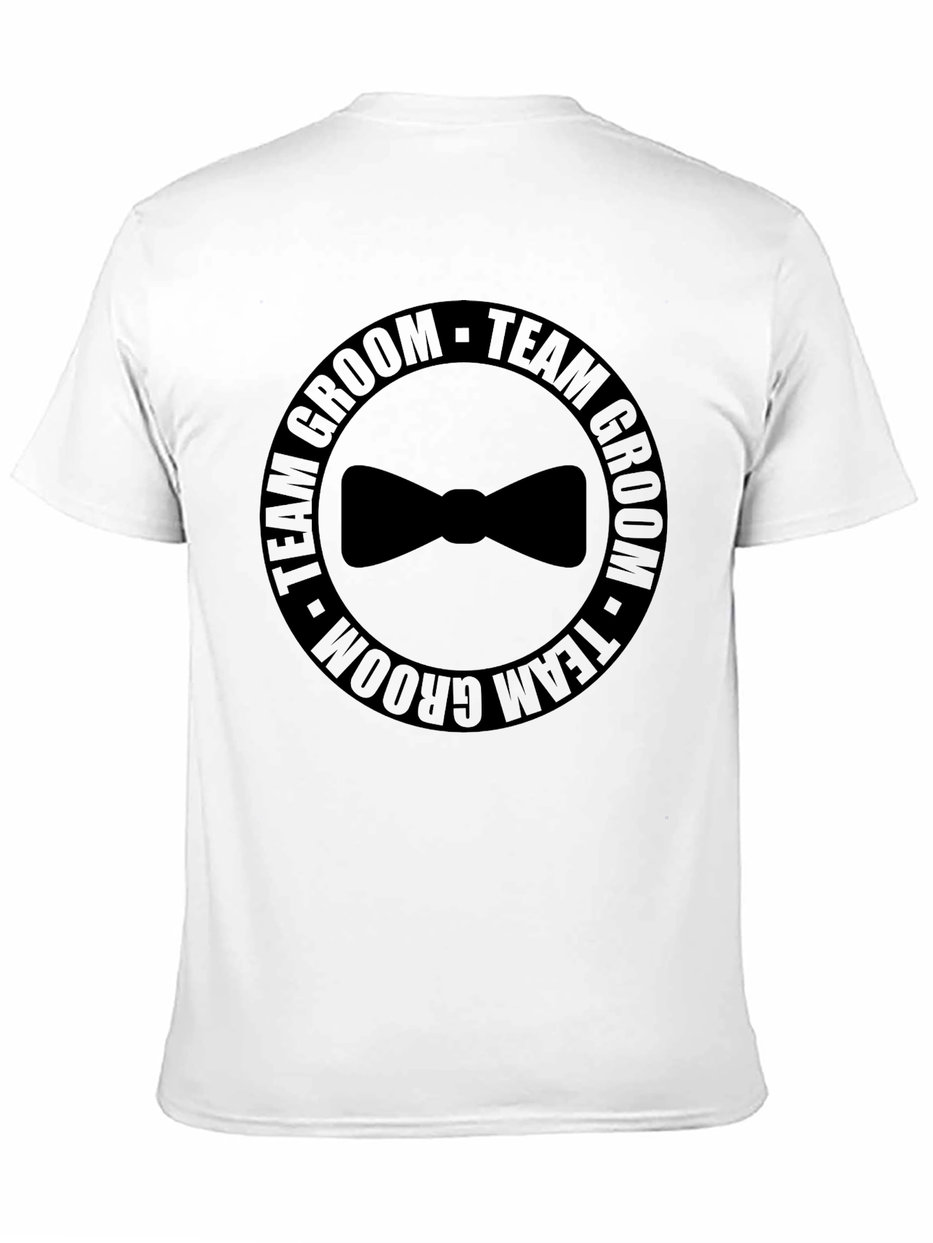 Team Groom Bowtie T-Shirt - Wedding Party Tee