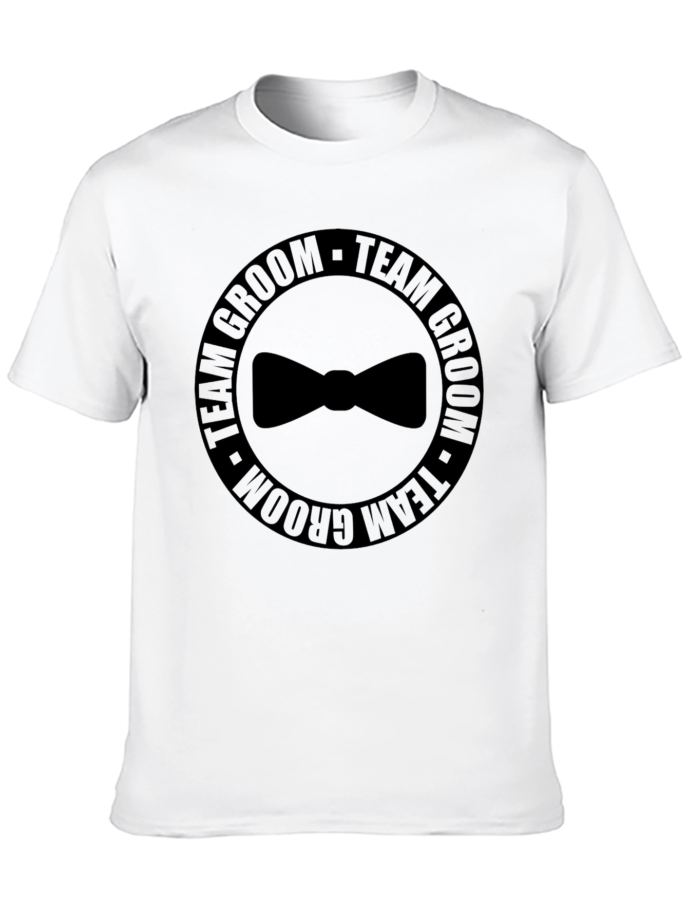 Team Groom Bowtie T-Shirt - Wedding Party Tee