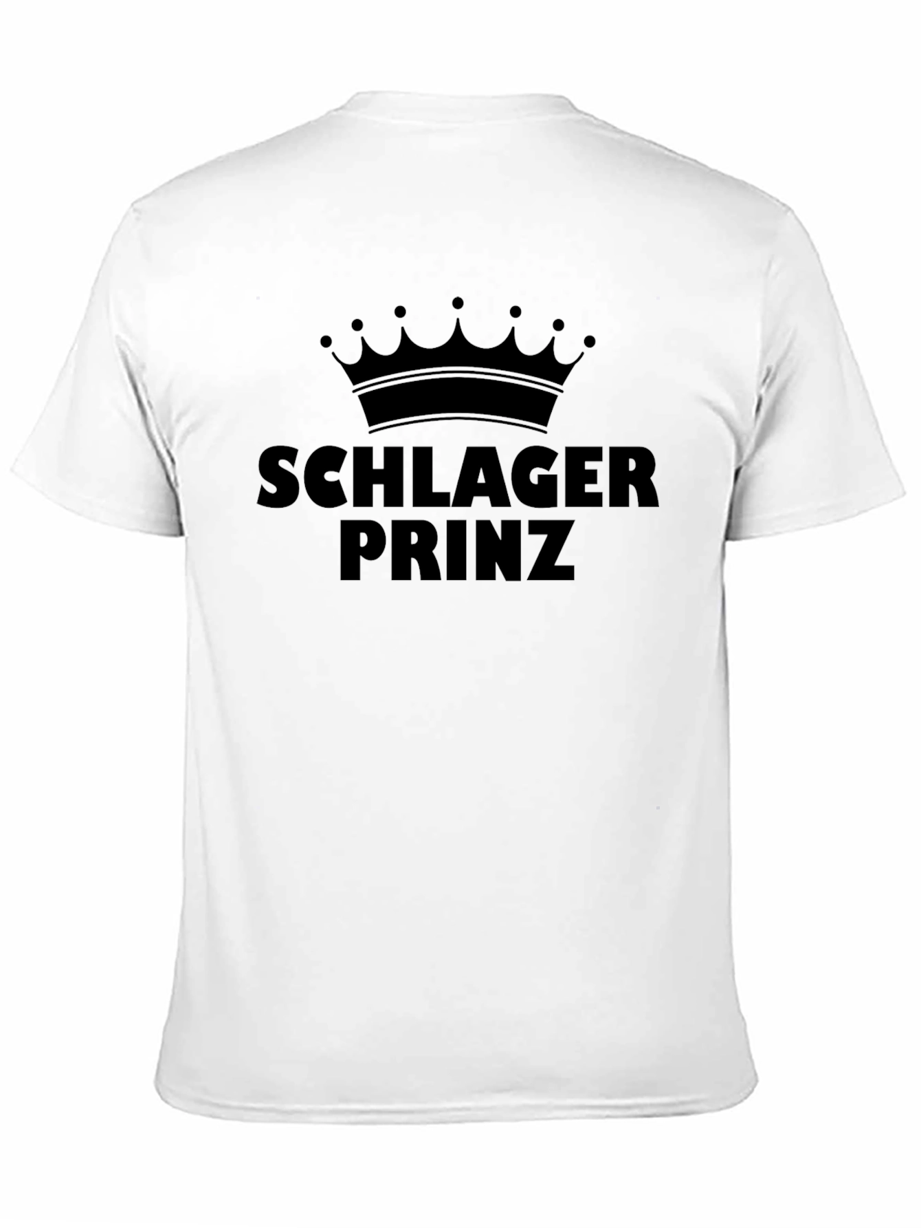 Schlager Prinz T-Shirt - Black Graphic Tee
