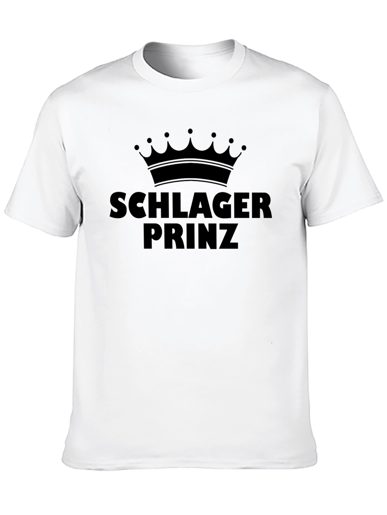 Schlager Prinz T-Shirt - Black Graphic Tee