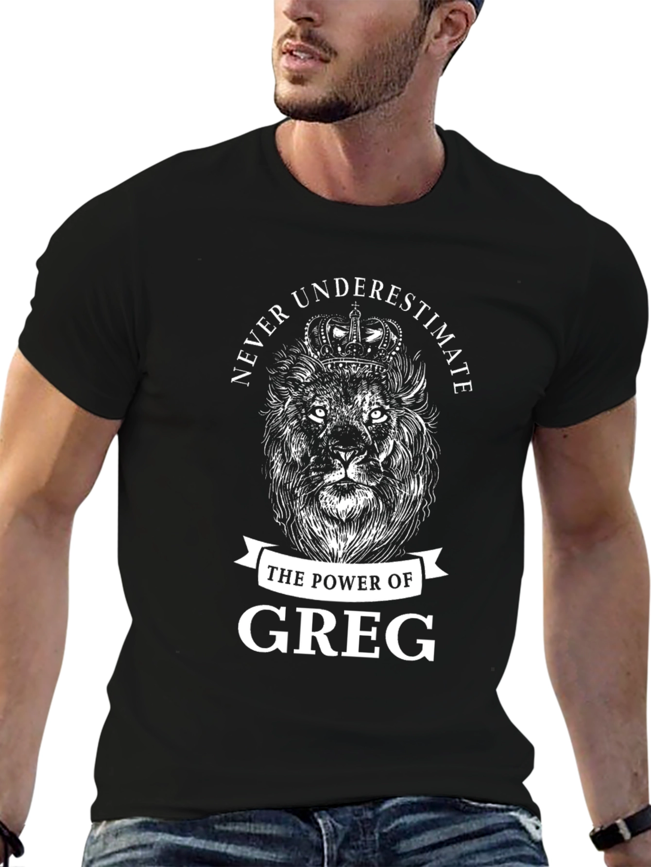 Never Underestimate Greg Lion Graphic Tee