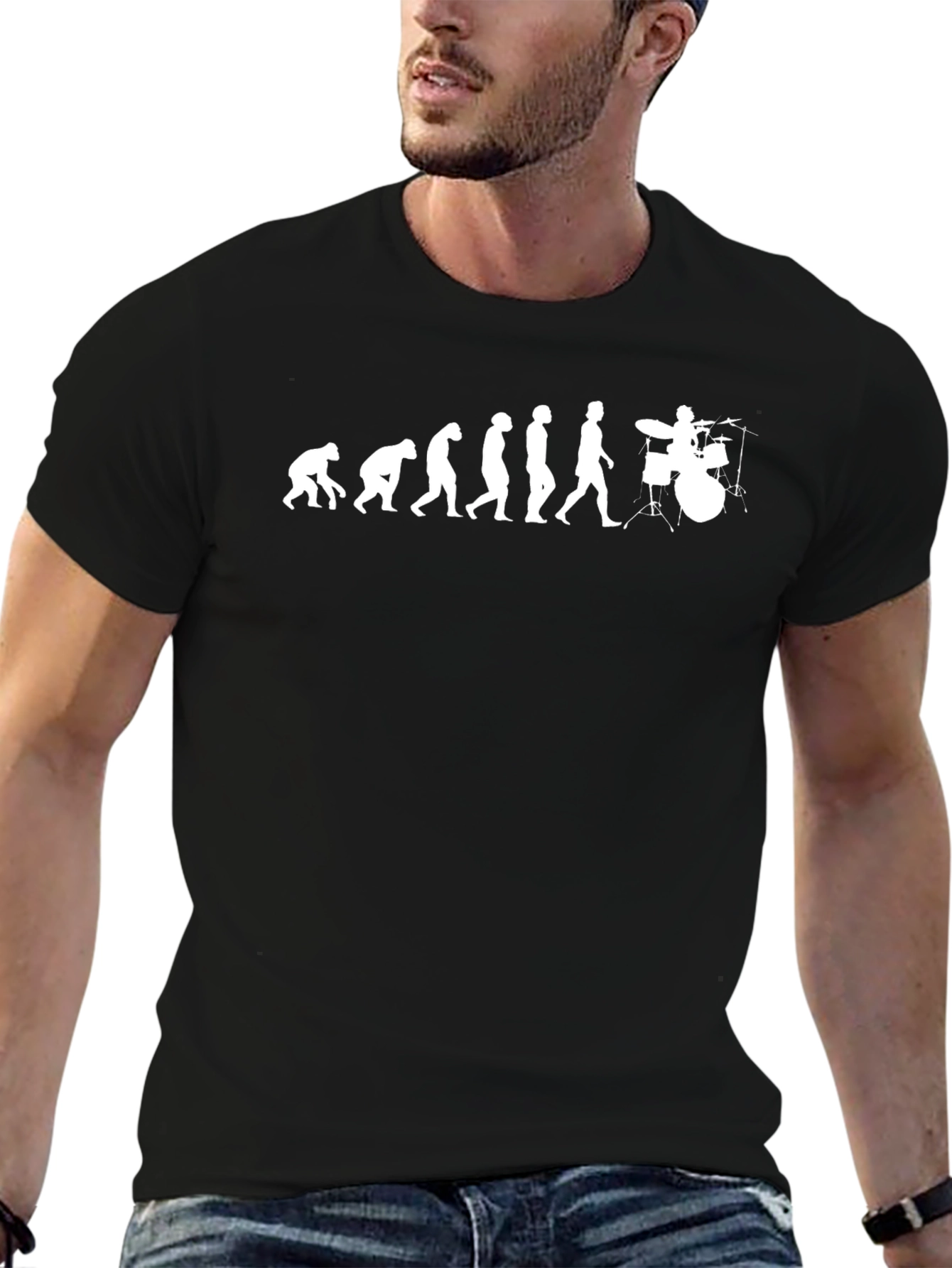 Evolution of Drummer T-Shirt