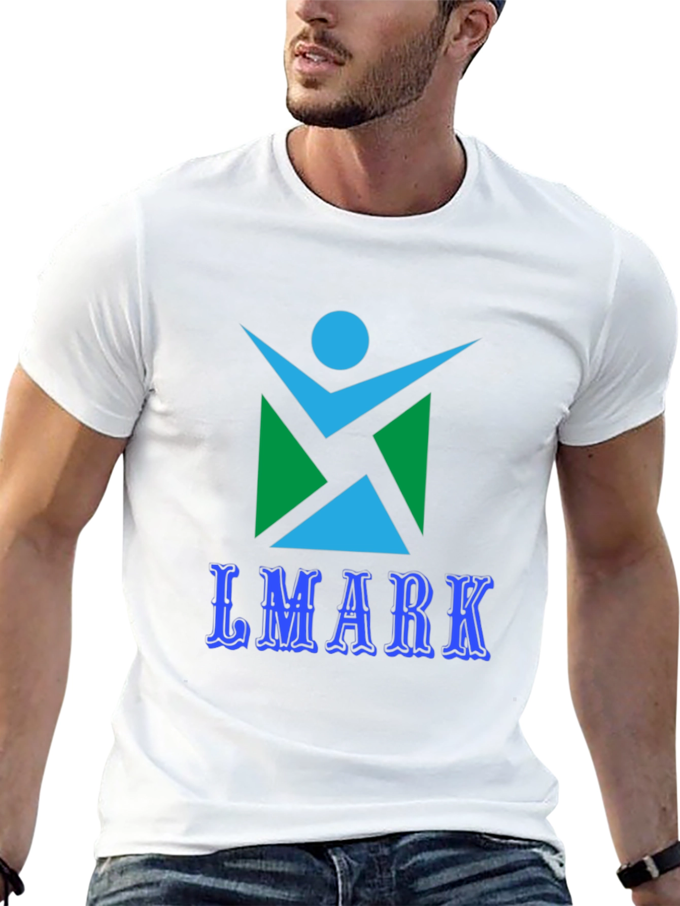 Lmark Graphic Print Black T-Shirt