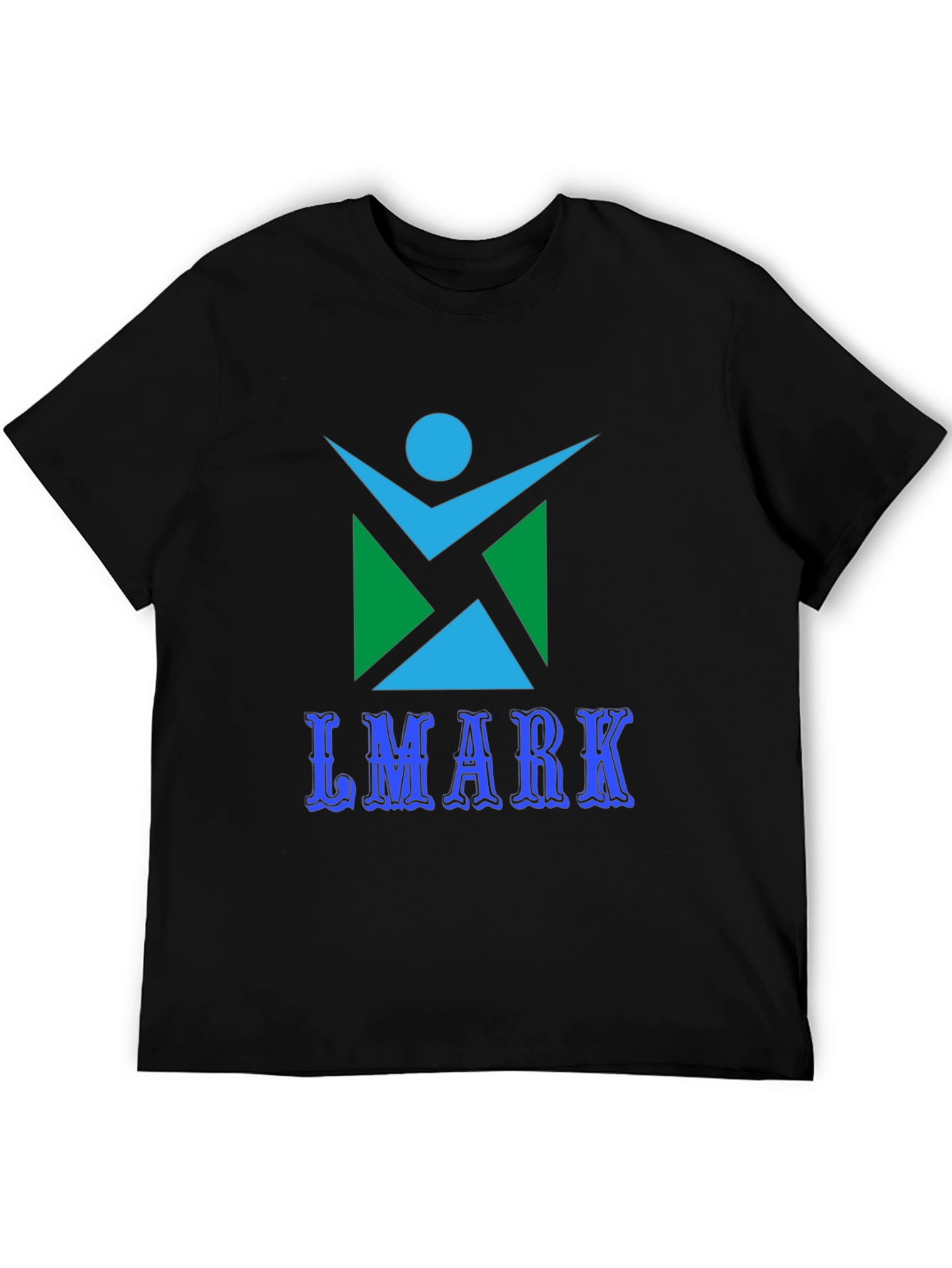 Lmark Graphic Print Black T-Shirt
