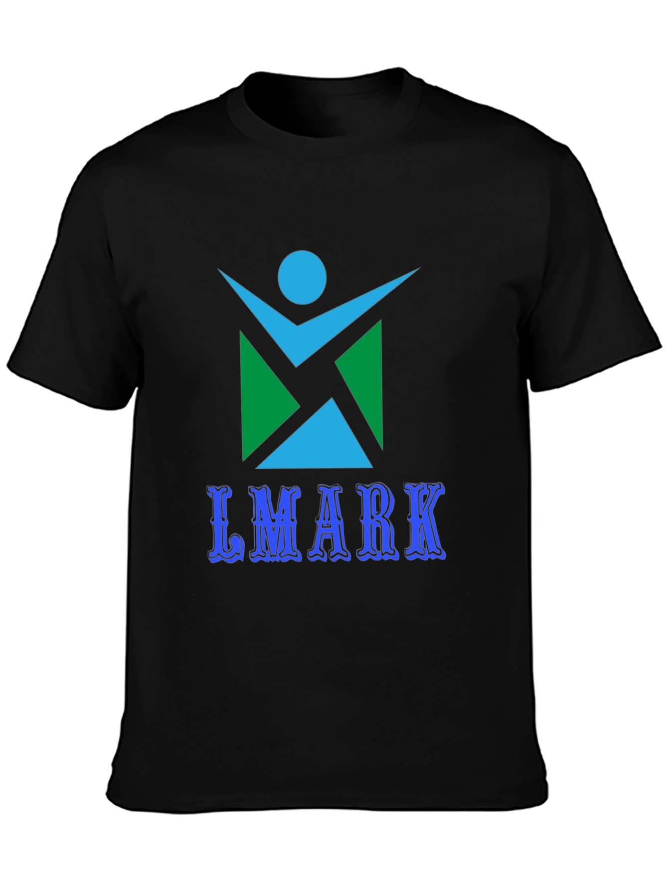 Lmark Graphic Print Black T-Shirt