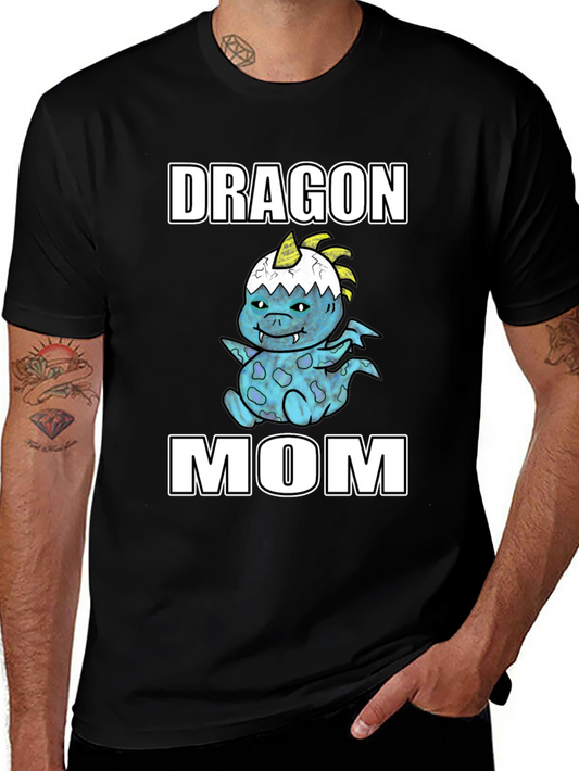 Dragon Mom T-Shirt Cute Graphic Tee