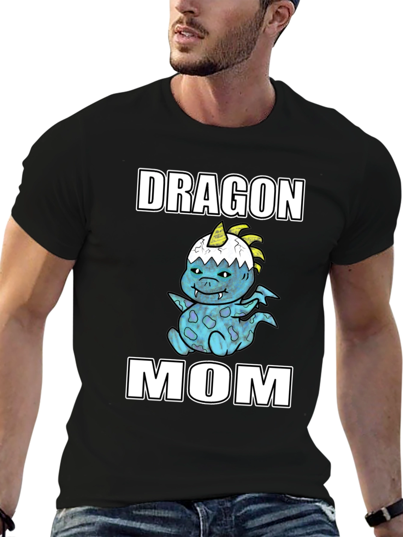 Dragon Mom T-Shirt Cute Graphic Tee