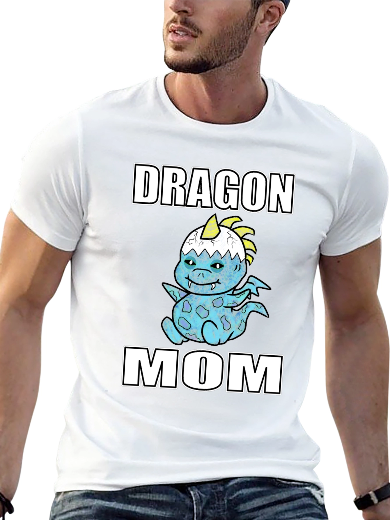 Dragon Mom T-Shirt Cute Graphic Tee