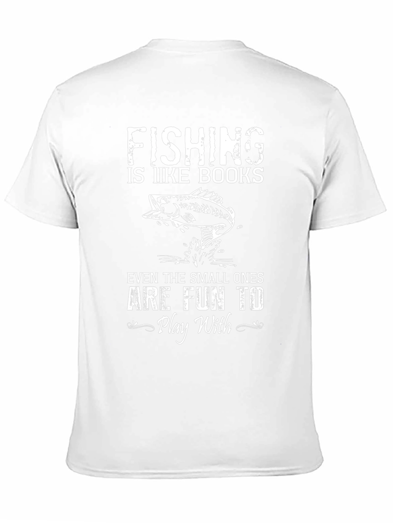 Fishing and Books Graphic Tee