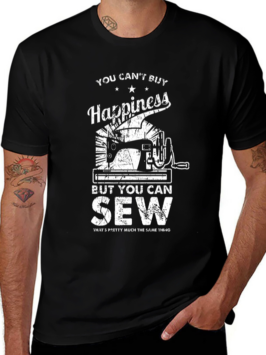 Sewing Happiness T-Shirt - Perfect for Crafters!