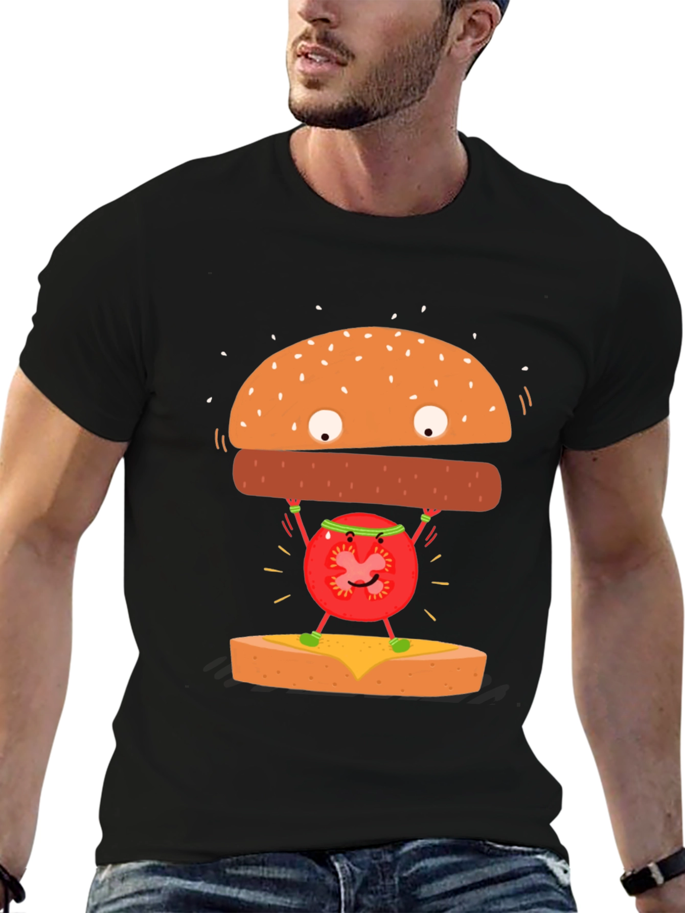Funny Hamburger Tomato T-Shirt