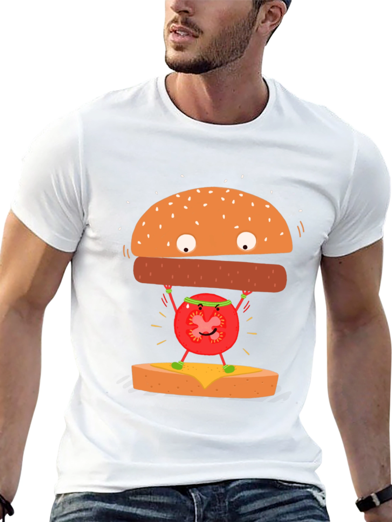 Funny Hamburger Tomato T-Shirt