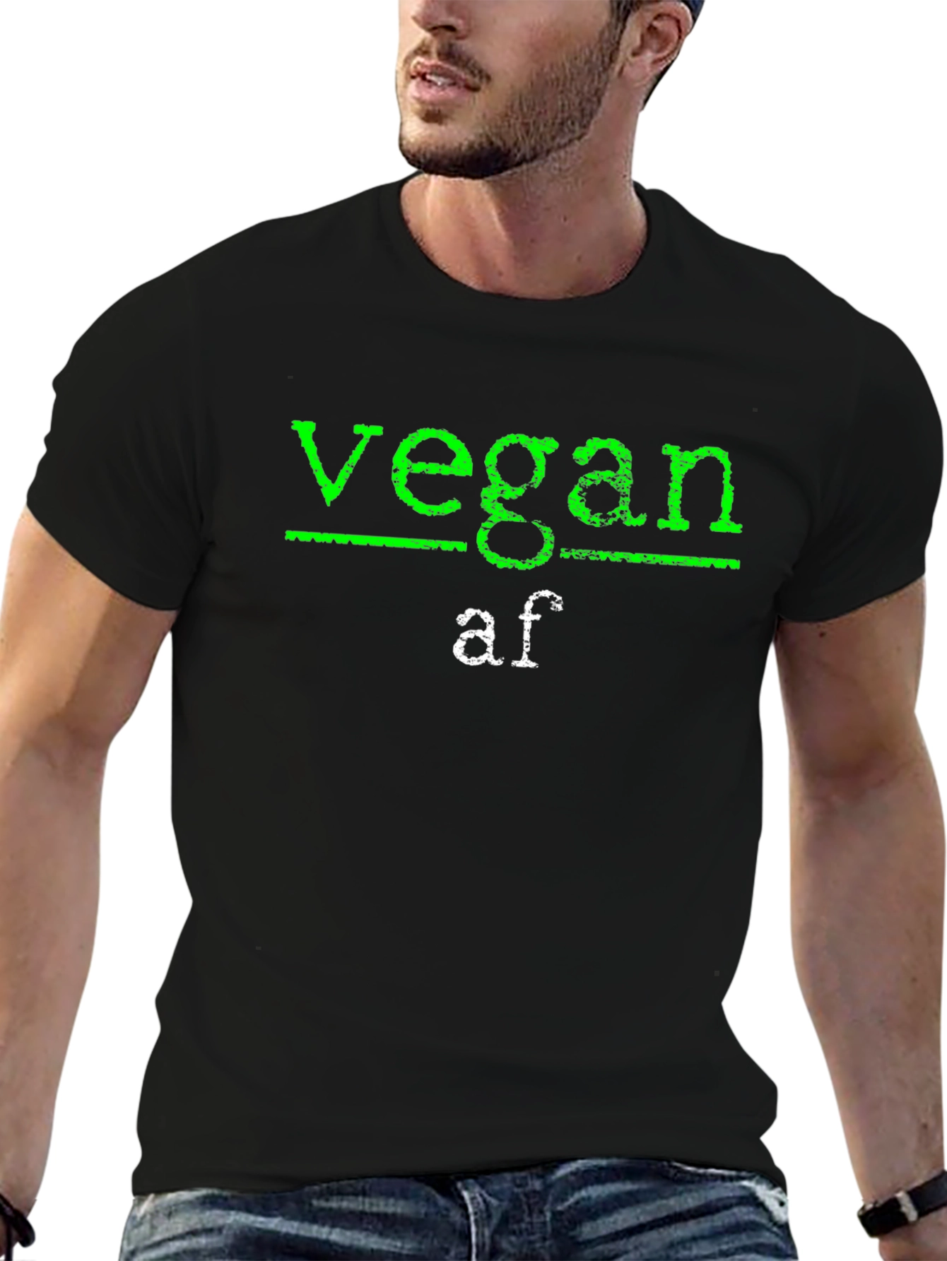 Vegan AF T-Shirt - Bold Statement Tee
