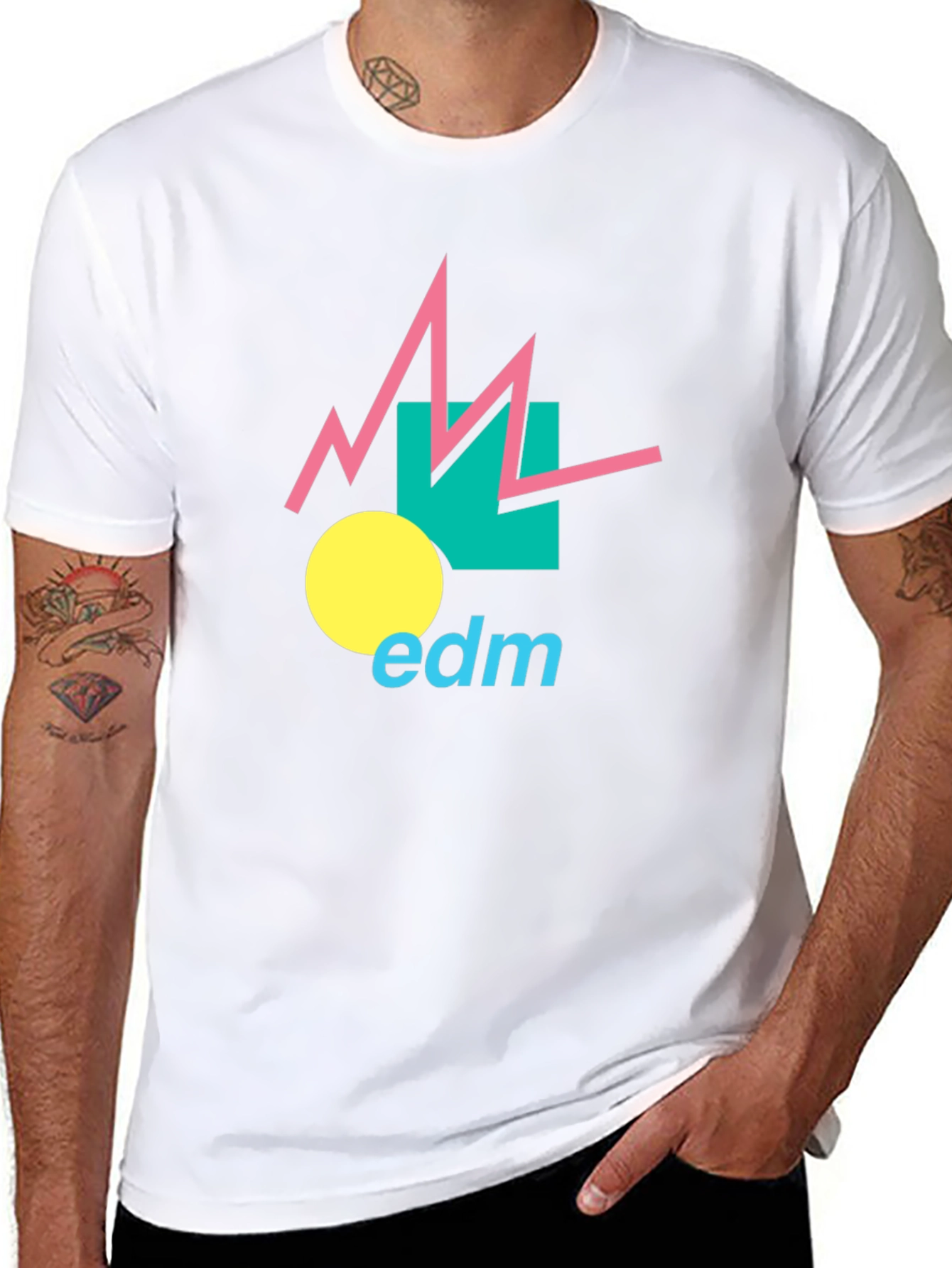 EDM Graphic Tee - Retro Electronic Dance Music T-Shirt