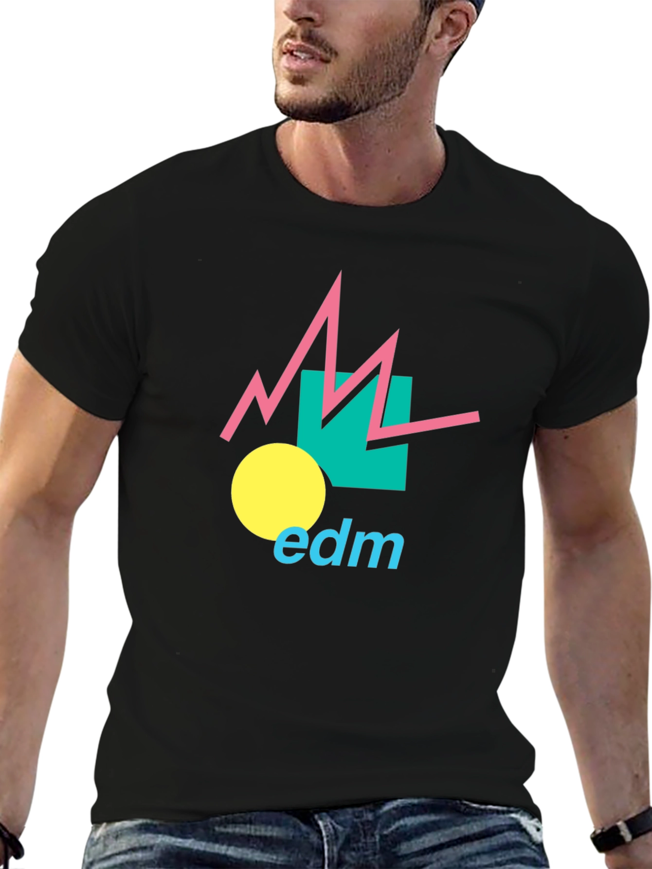 EDM Graphic Tee - Retro Electronic Dance Music T-Shirt
