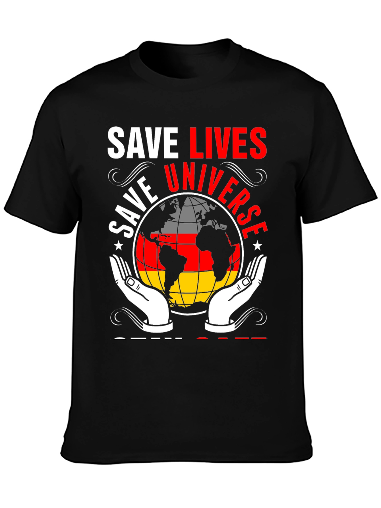 Save Universe Globe Graphic Tee