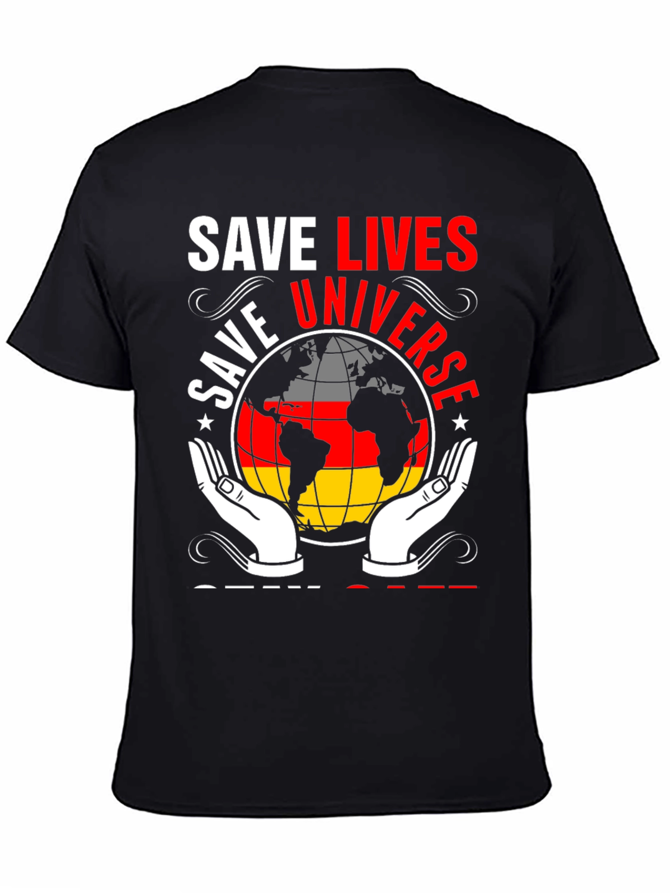 Save Universe Globe Graphic Tee