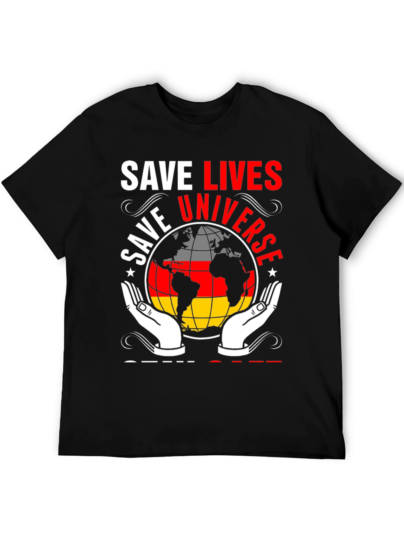 Save Universe Globe Graphic Tee