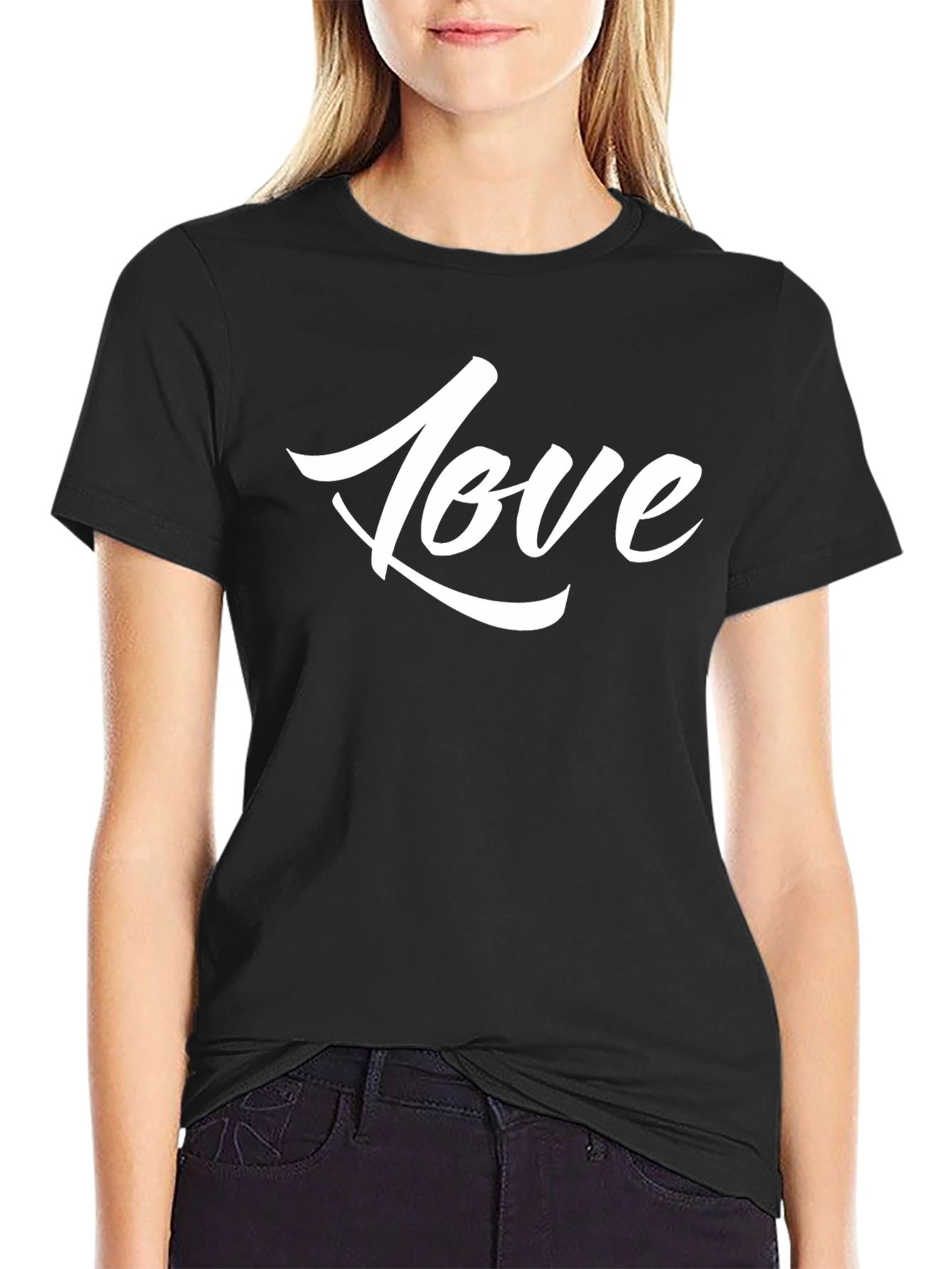 Love Graphic Black T-Shirt - Stylish and Trendy