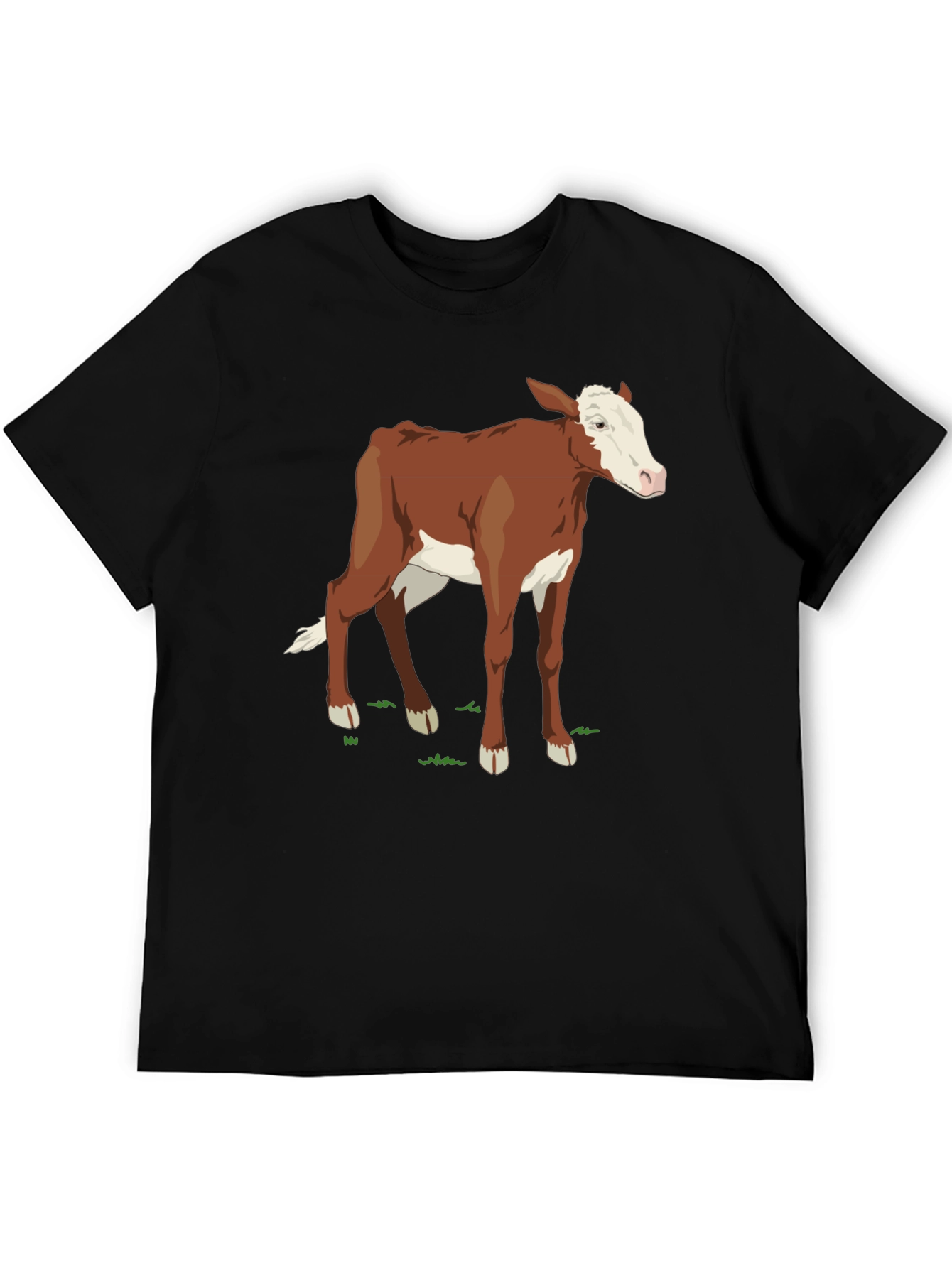 Cow Graphic Black T-Shirt