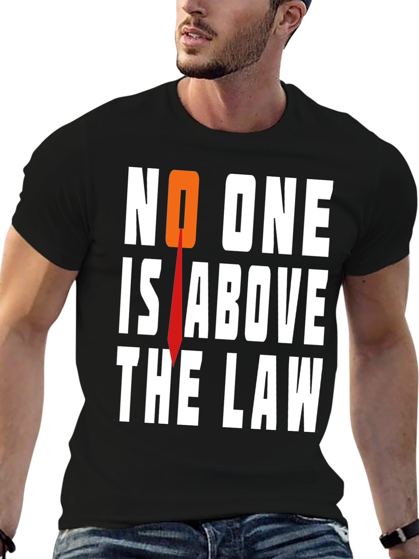 No One Is Above The Law Graphic Tee