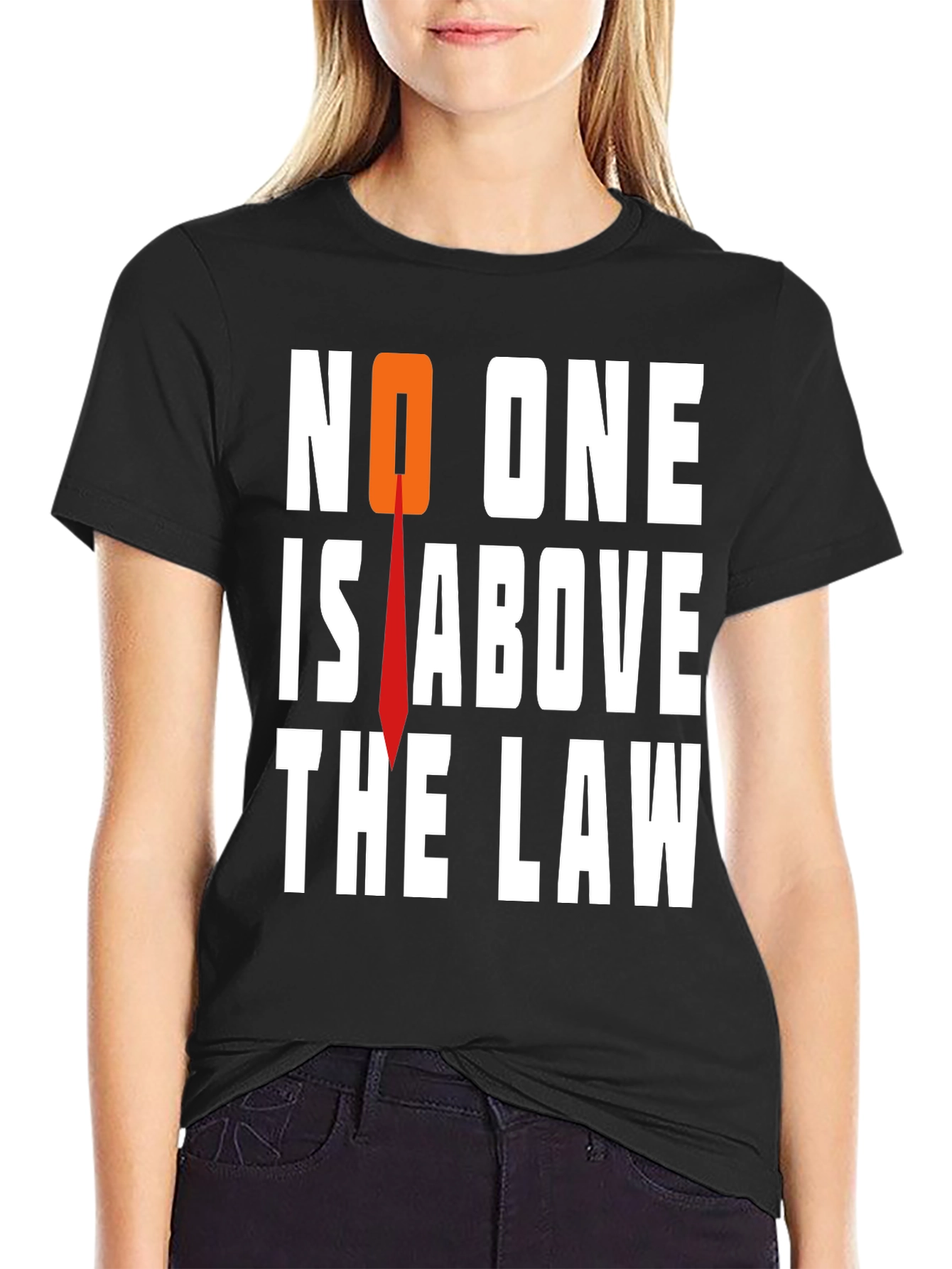 No One Is Above The Law Graphic Tee