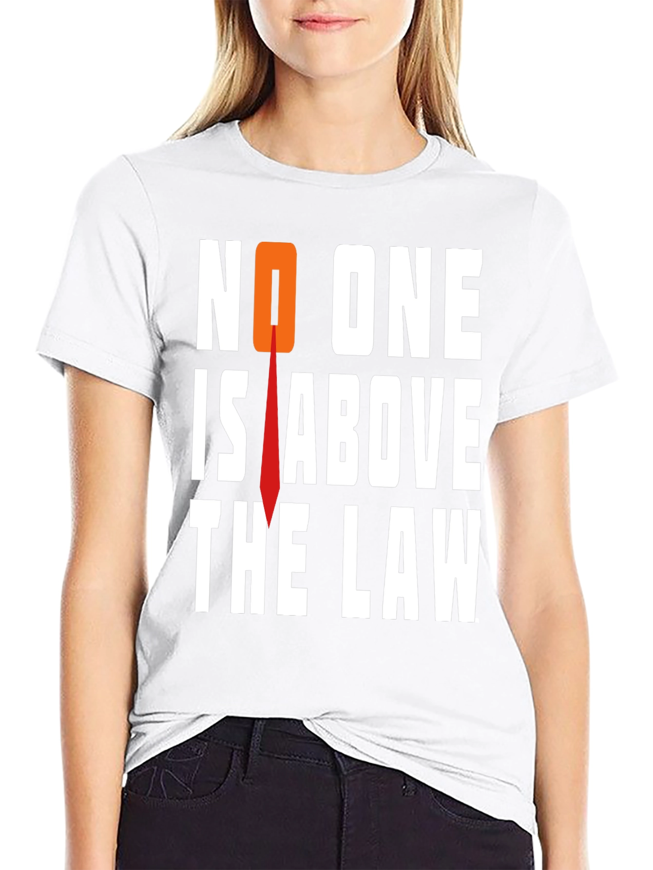No One Is Above The Law Graphic Tee