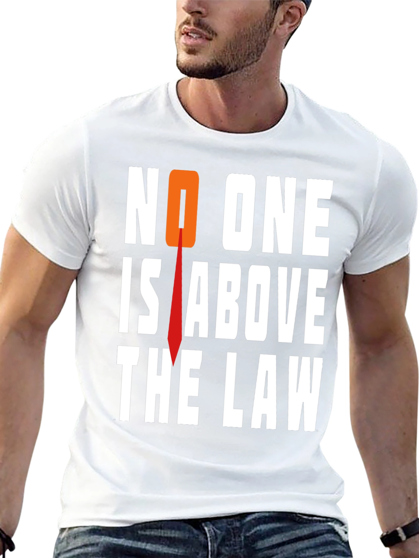 No One Is Above The Law Graphic Tee