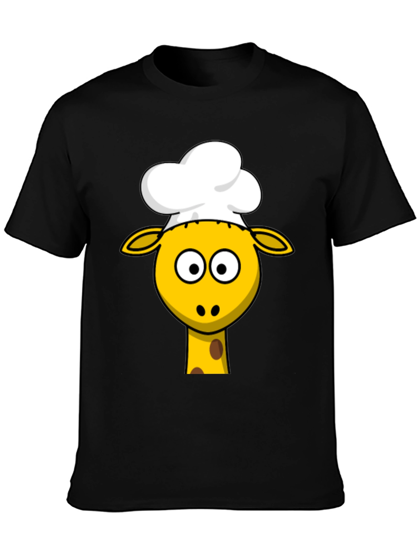 Chef Giraffe Graphic T-Shirt - Cute Animal Tee