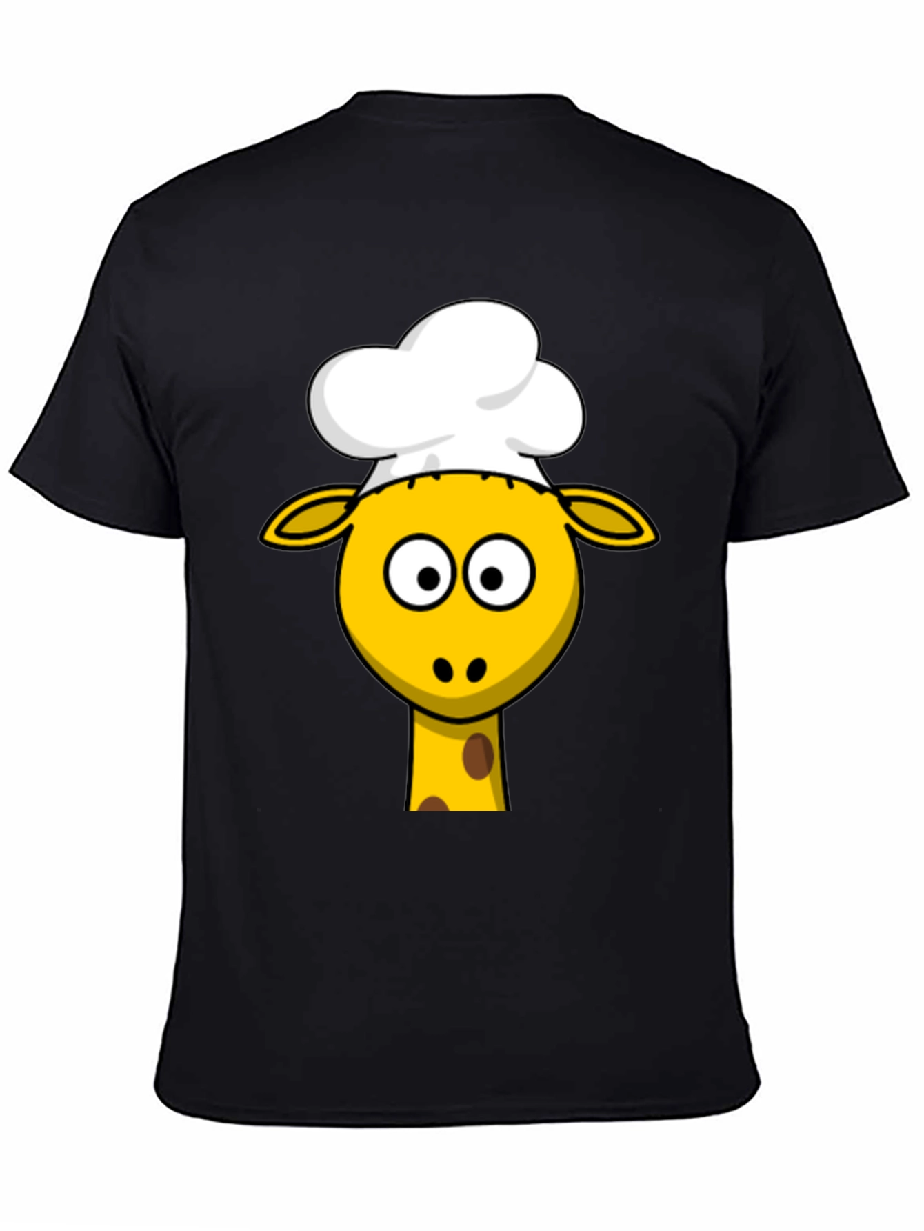 Chef Giraffe Graphic T-Shirt - Cute Animal Tee