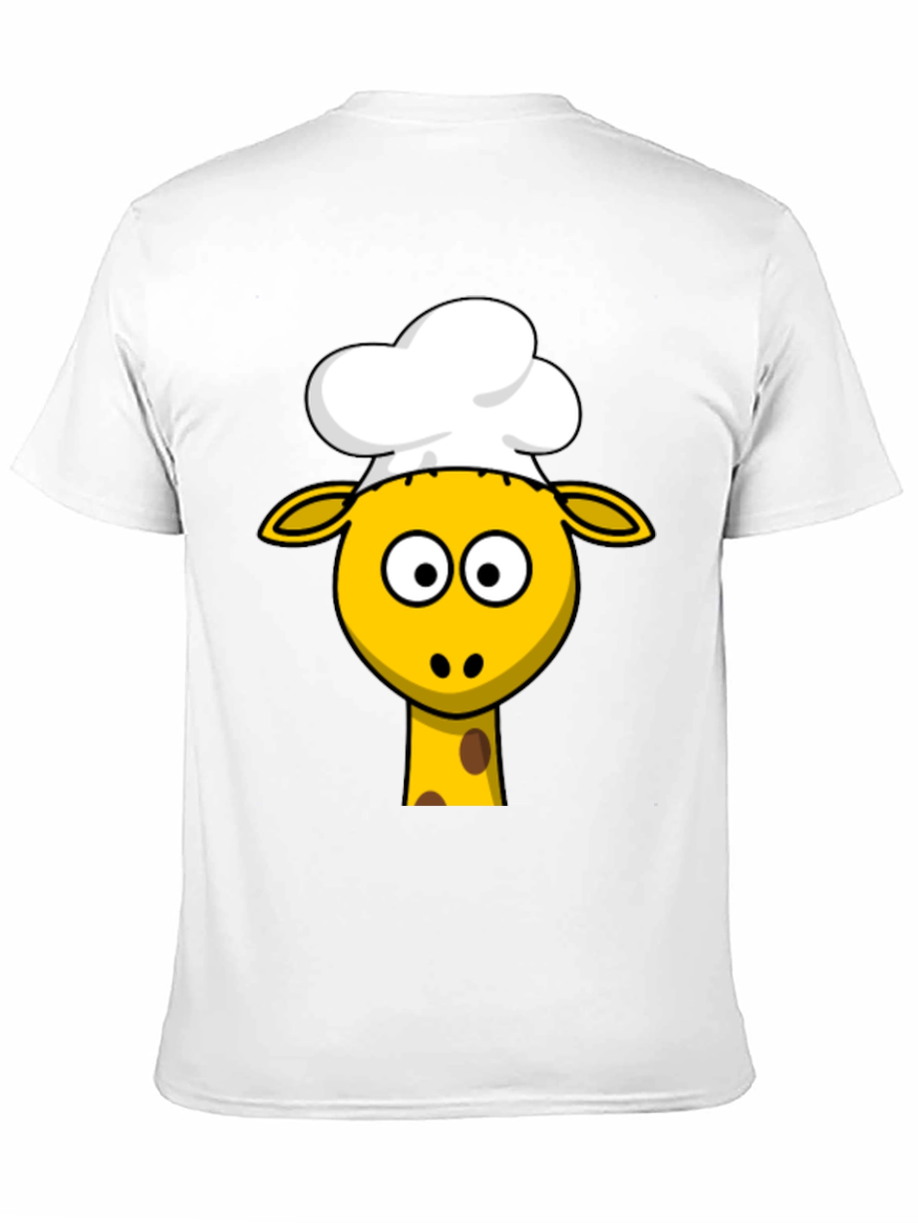 Chef Giraffe Graphic T-Shirt - Cute Animal Tee