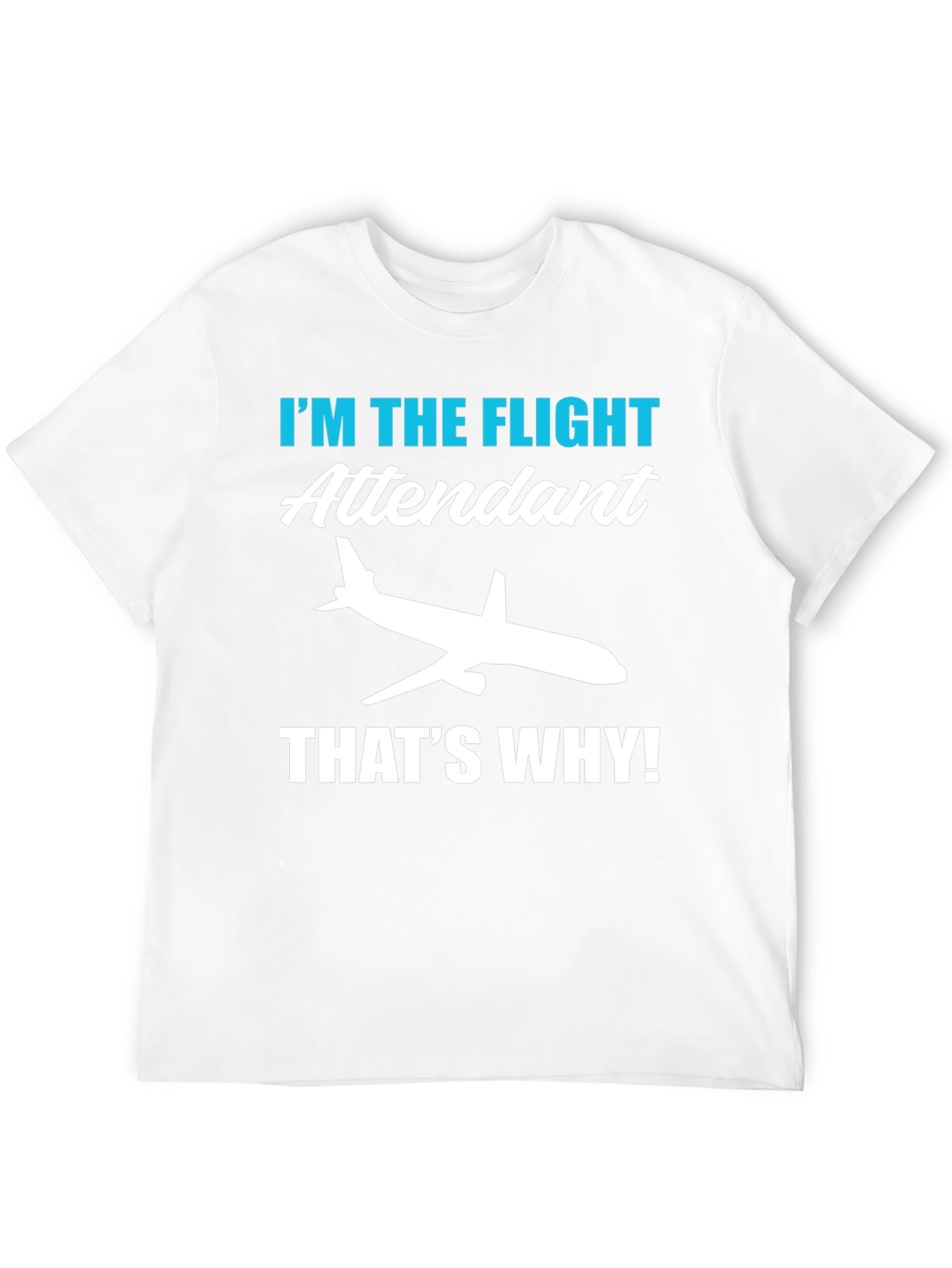 Flight Attendant Tee - Airplane Graphic