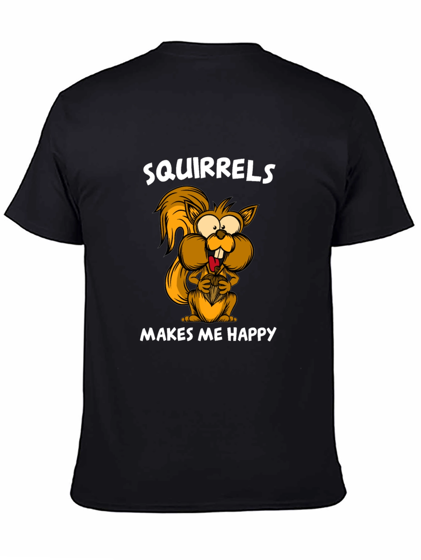 Squirrels Make Me Happy Graphic Tee
