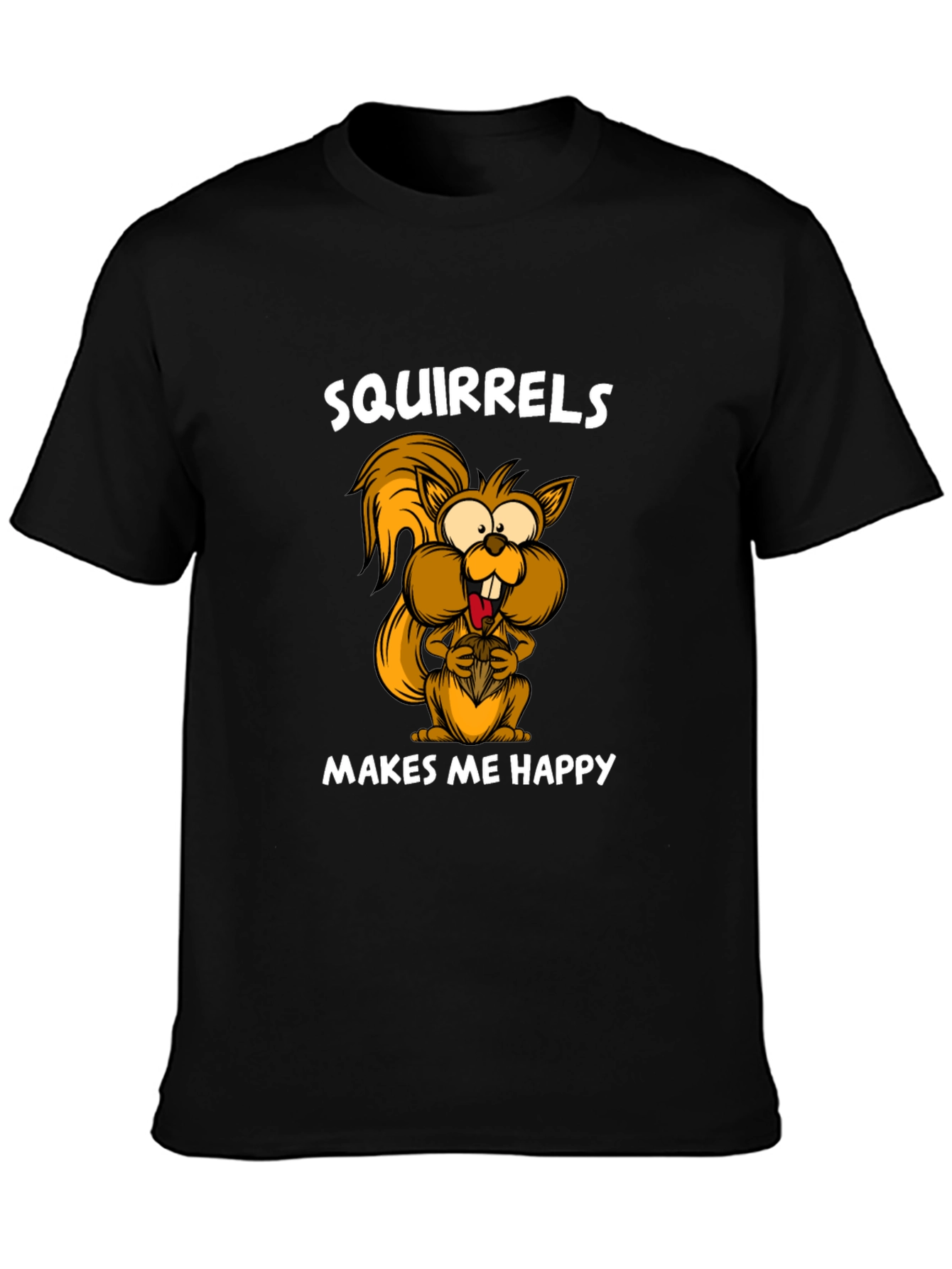 Squirrels Make Me Happy Graphic Tee