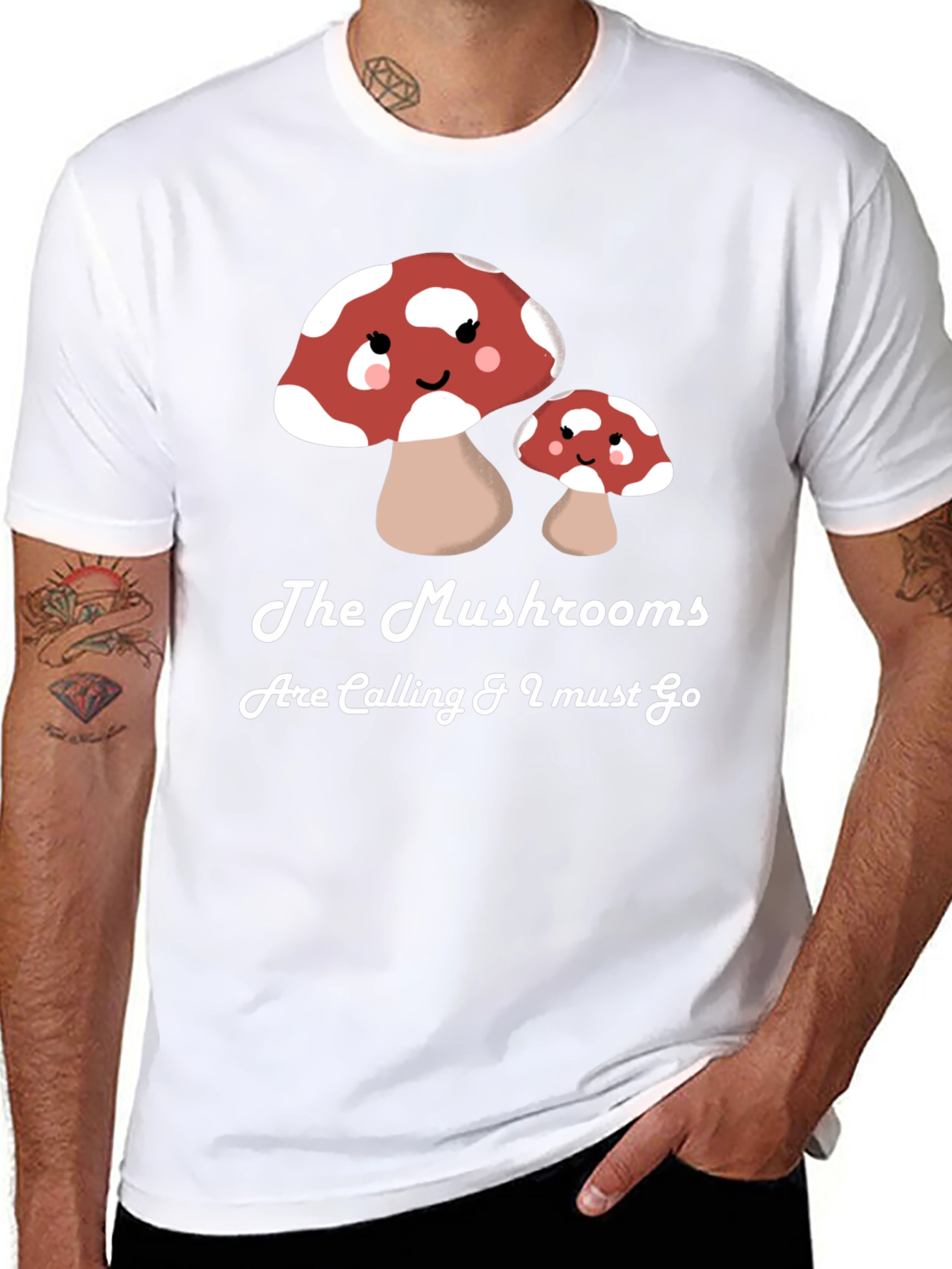 Mushroom Calling T-Shirt - Funny Nature Lover Tee