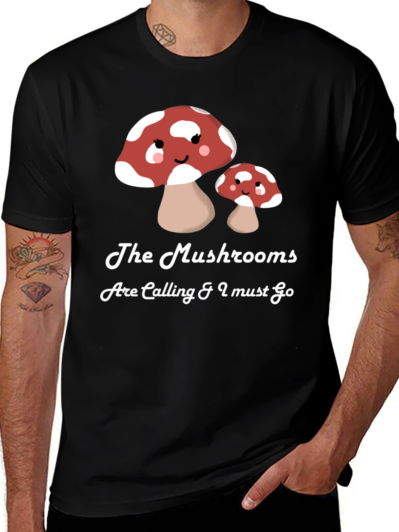 Mushroom Calling T-Shirt - Funny Nature Lover Tee