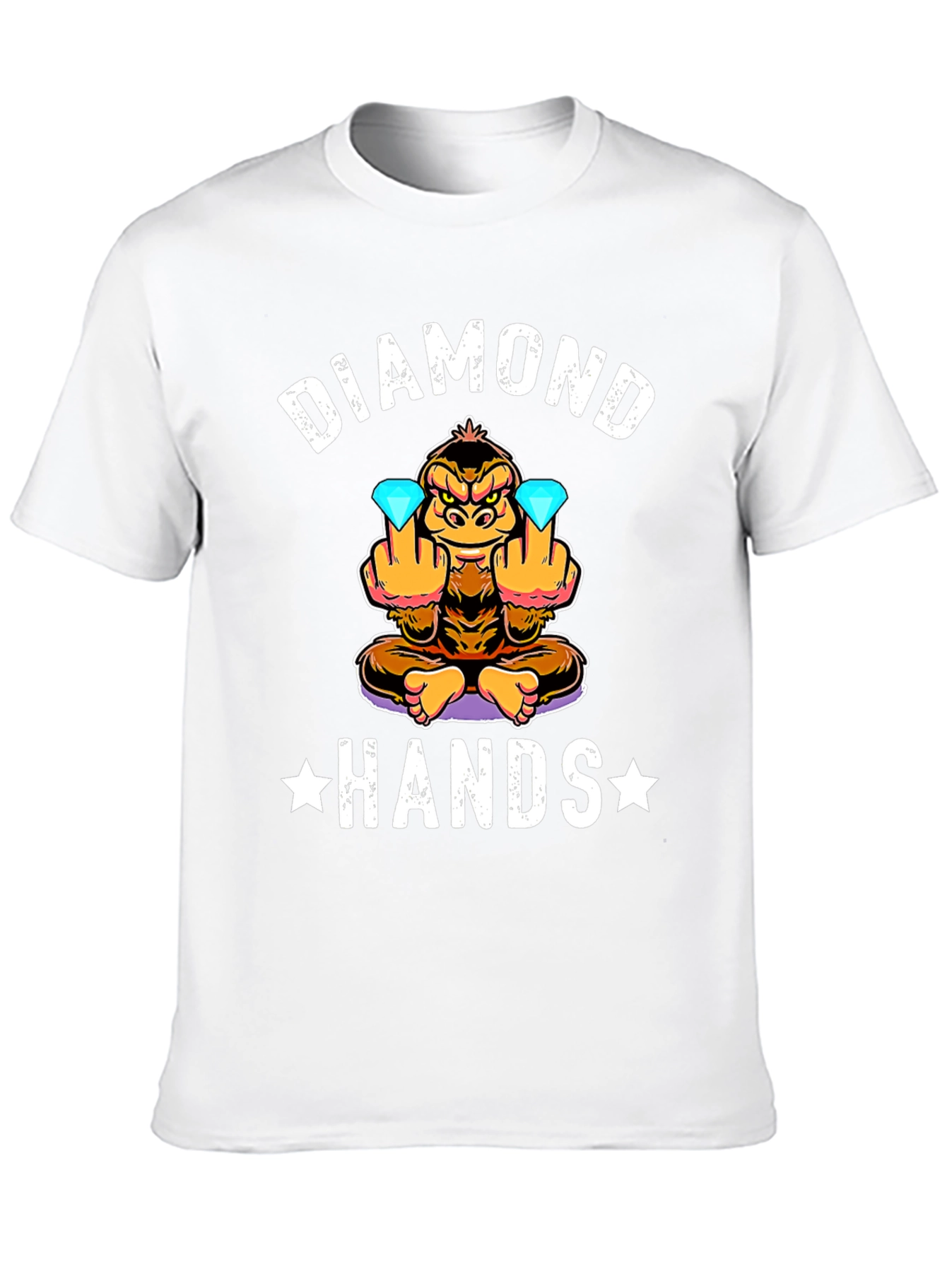 Diamond Hands Funny Monkey T-Shirt