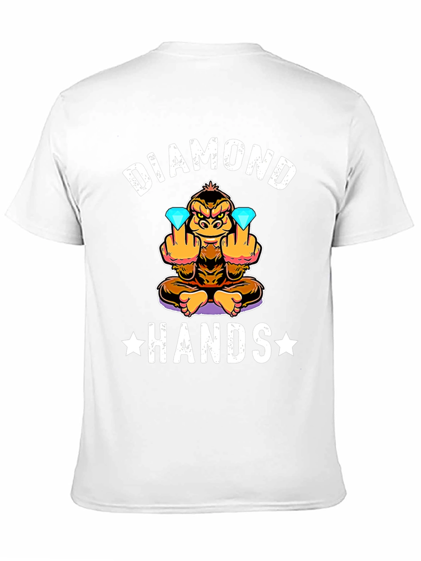 Diamond Hands Funny Monkey T-Shirt