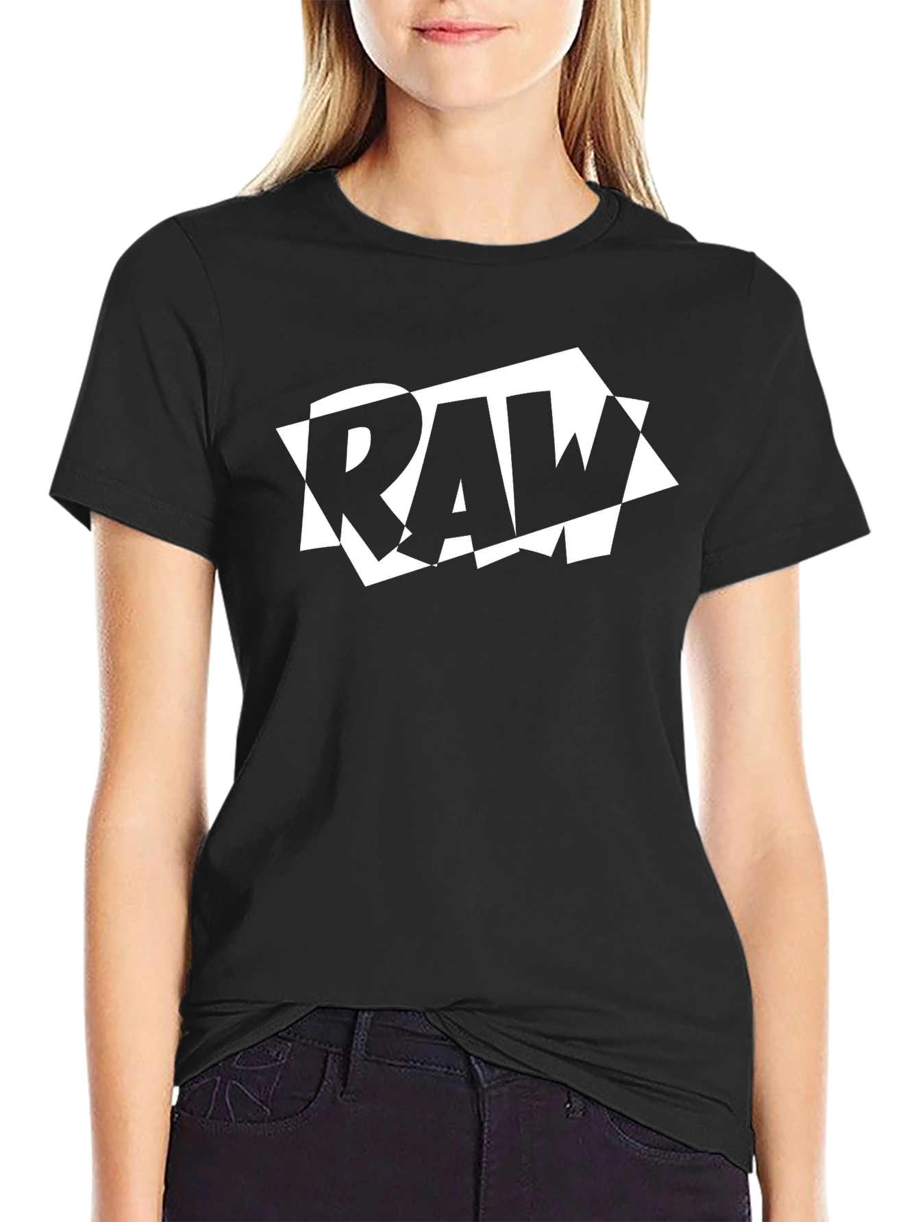 RAW Graphic Black T-Shirt