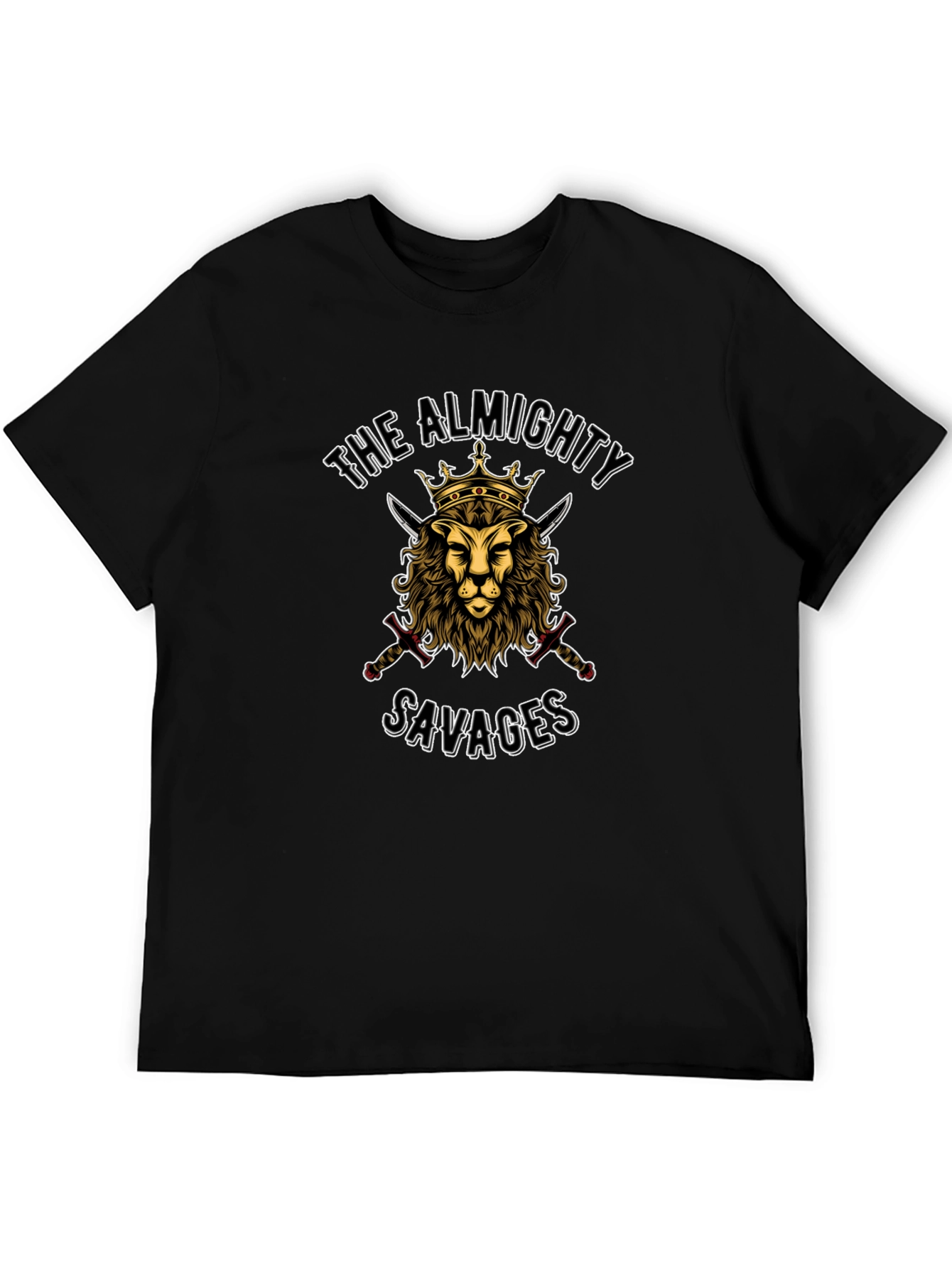 Almighty Savages Lion Crown Graphic Tee