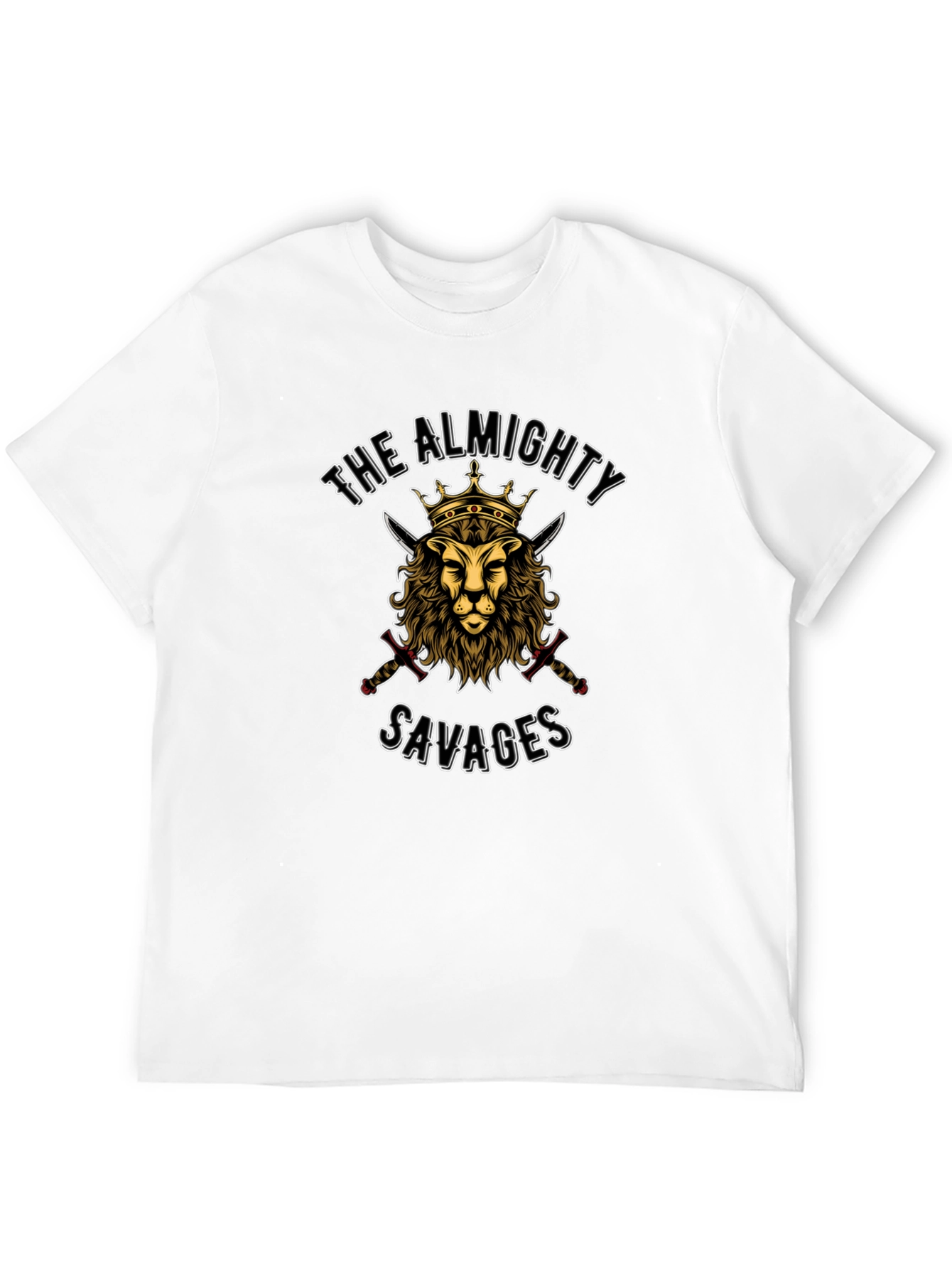 Almighty Savages Lion Crown Graphic Tee