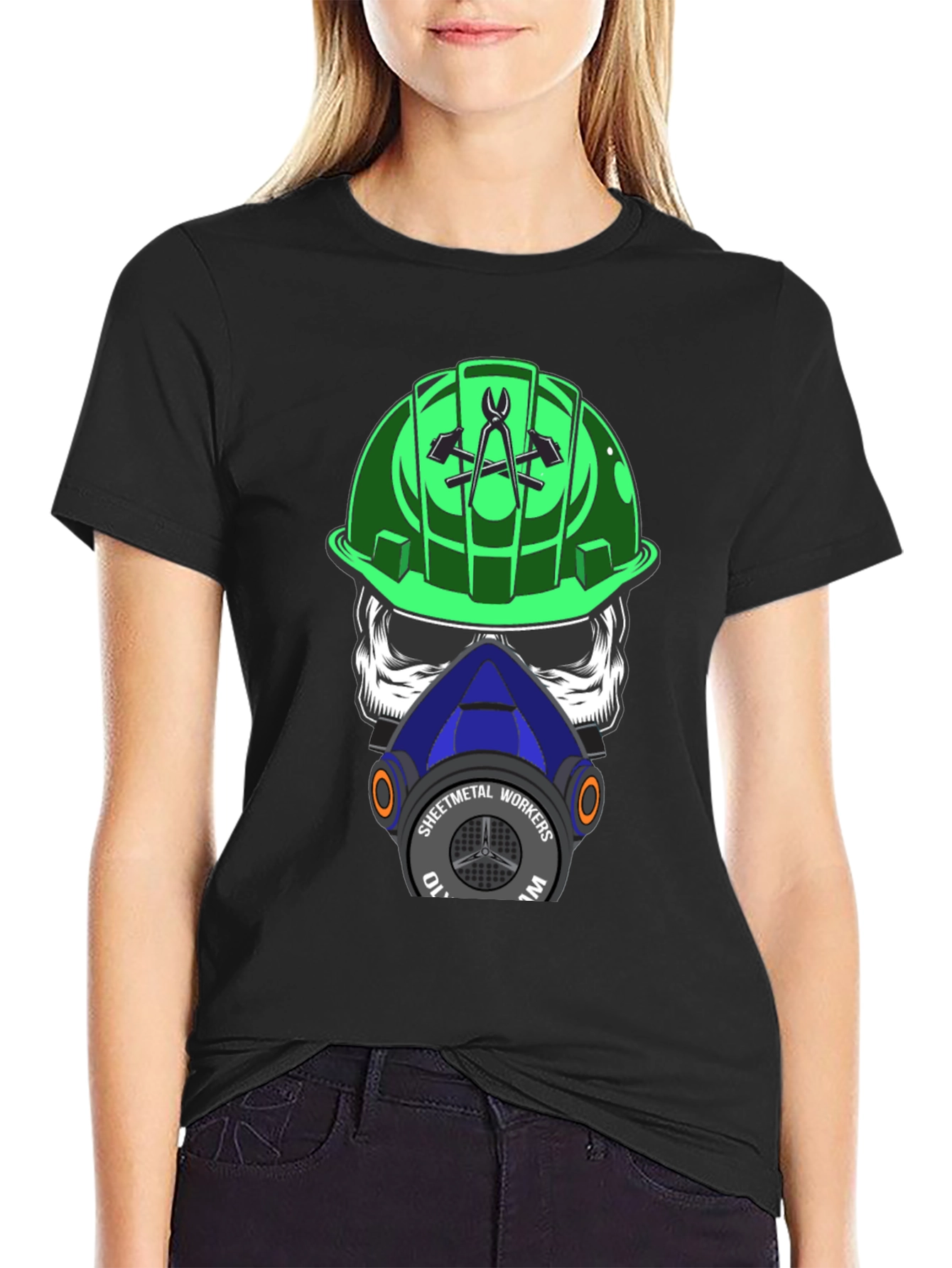 Sheet Metal Workers Skull T-Shirt