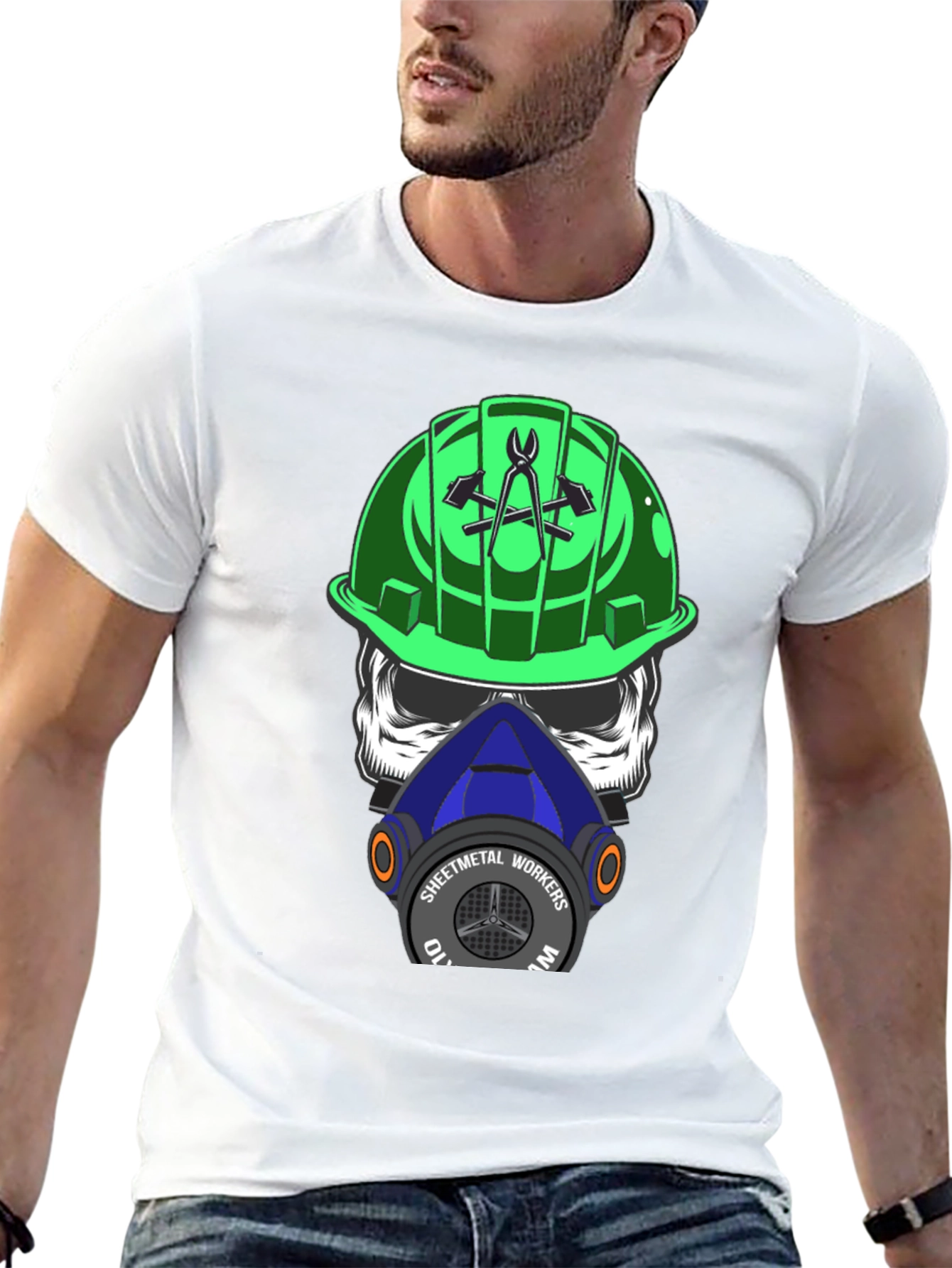 Sheet Metal Workers Skull T-Shirt