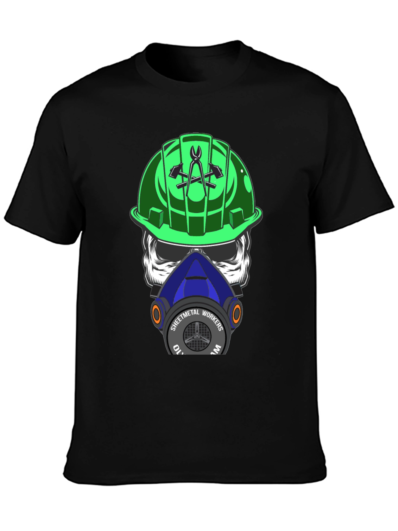 Sheet Metal Workers Skull T-Shirt
