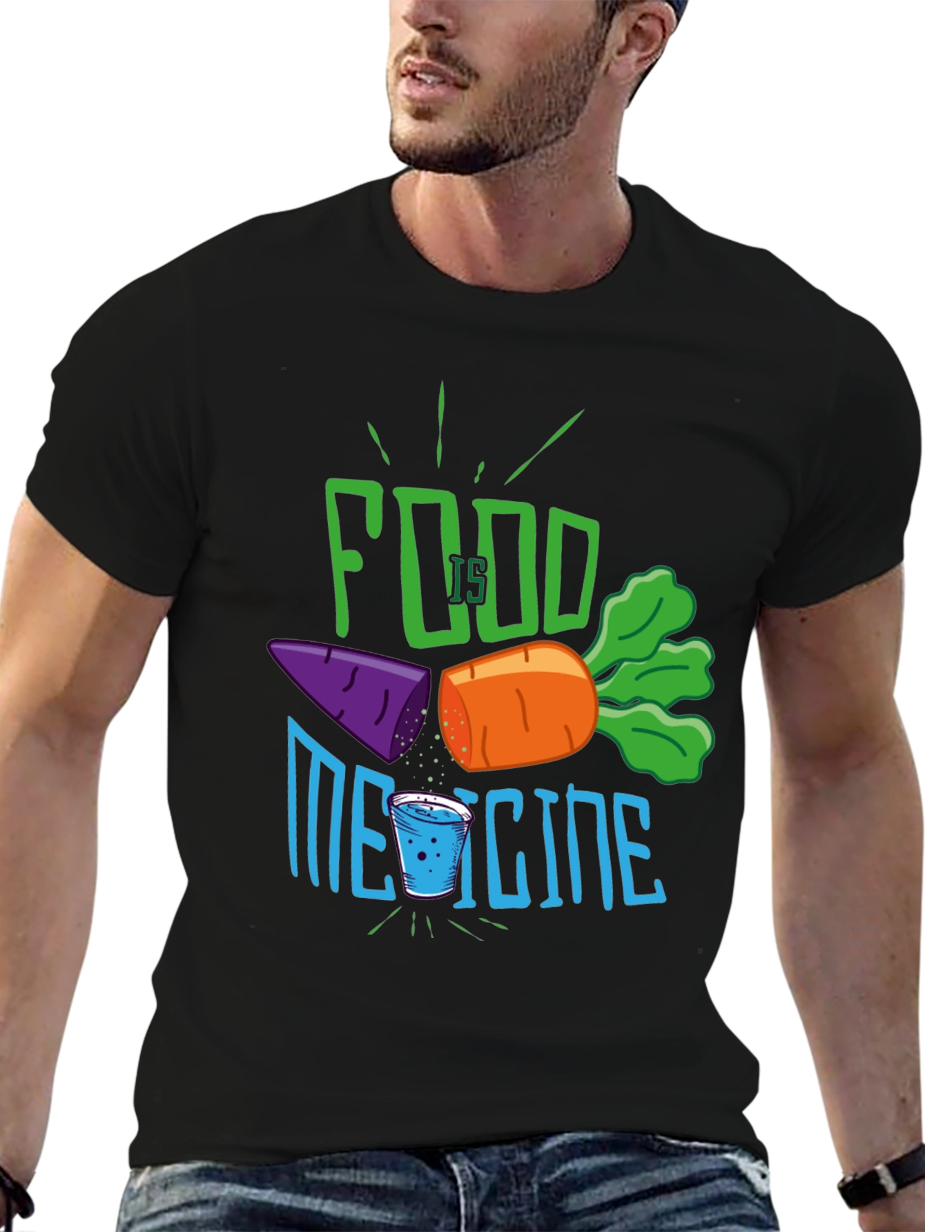 Food Is Medicine Graphic T-Shirt