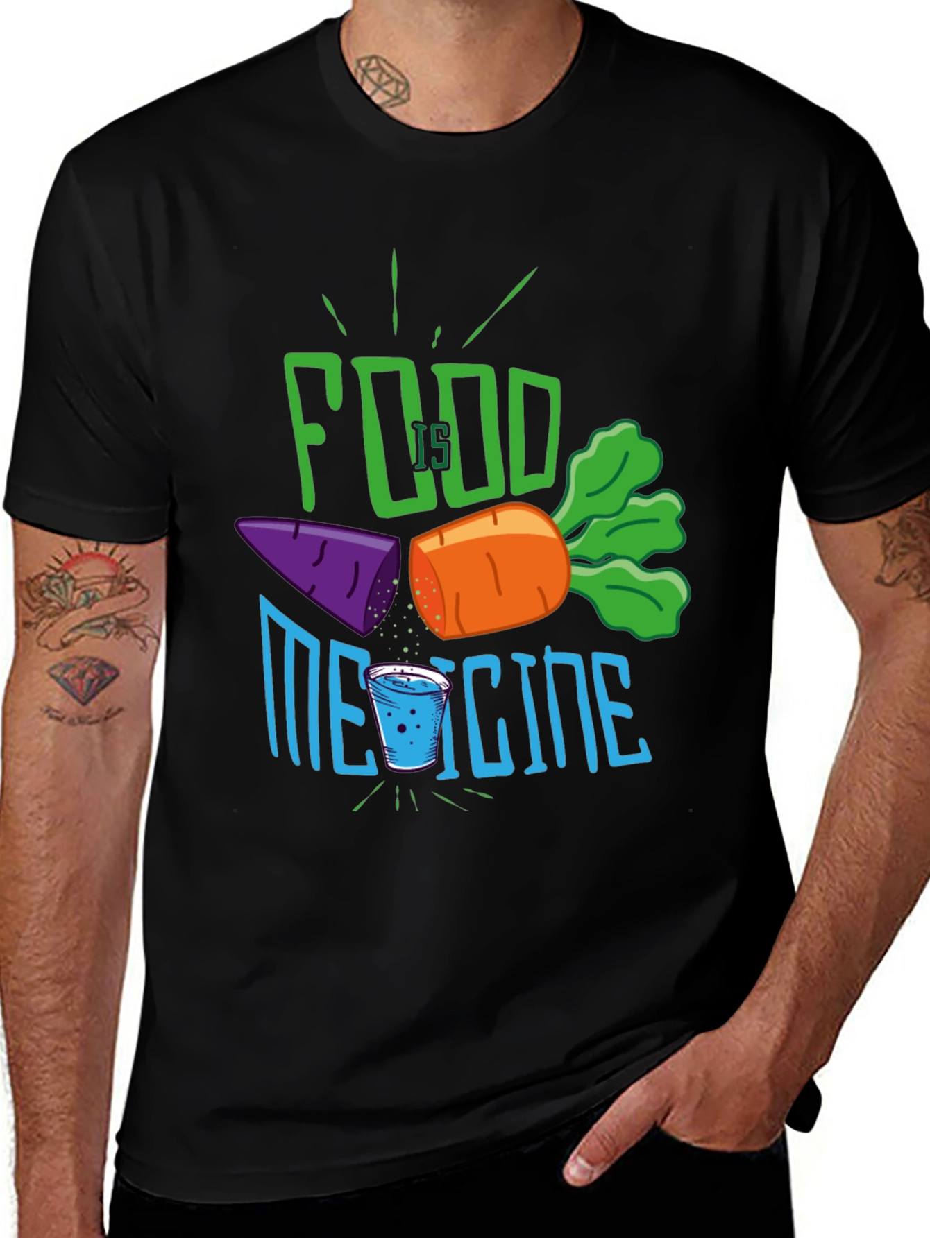 Food Is Medicine Graphic T-Shirt