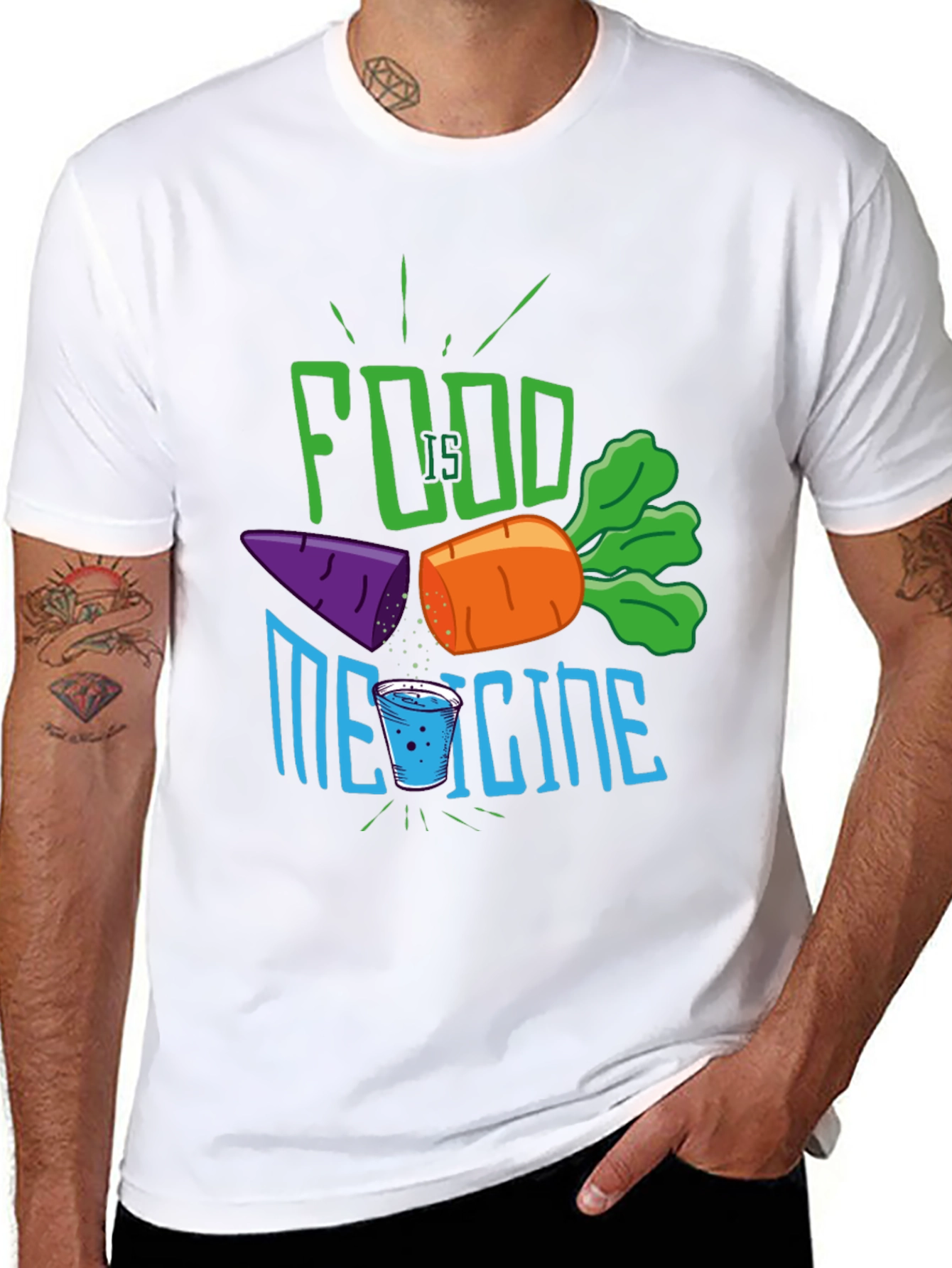 Food Is Medicine Graphic T-Shirt