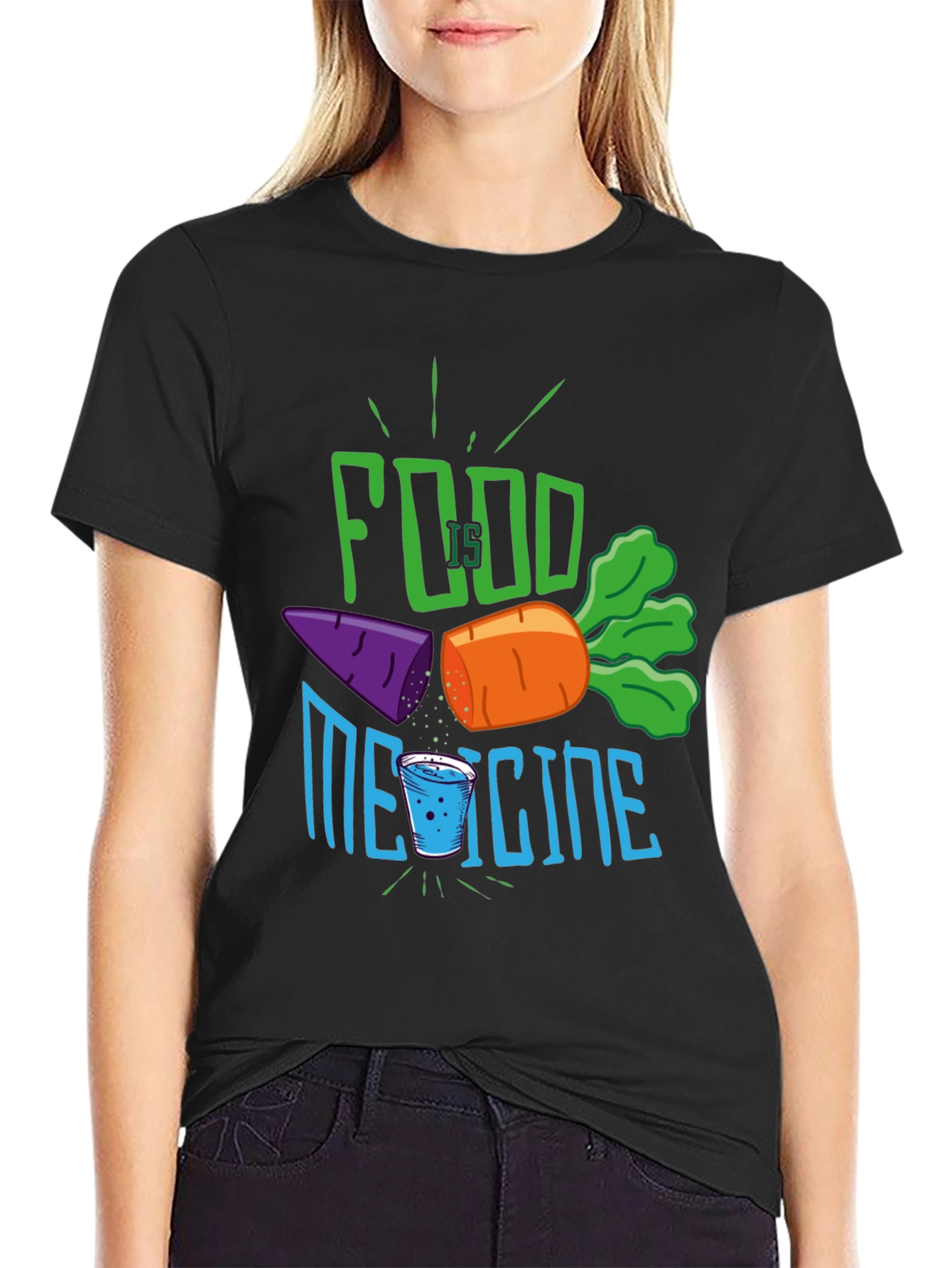 Food Is Medicine Graphic T-Shirt