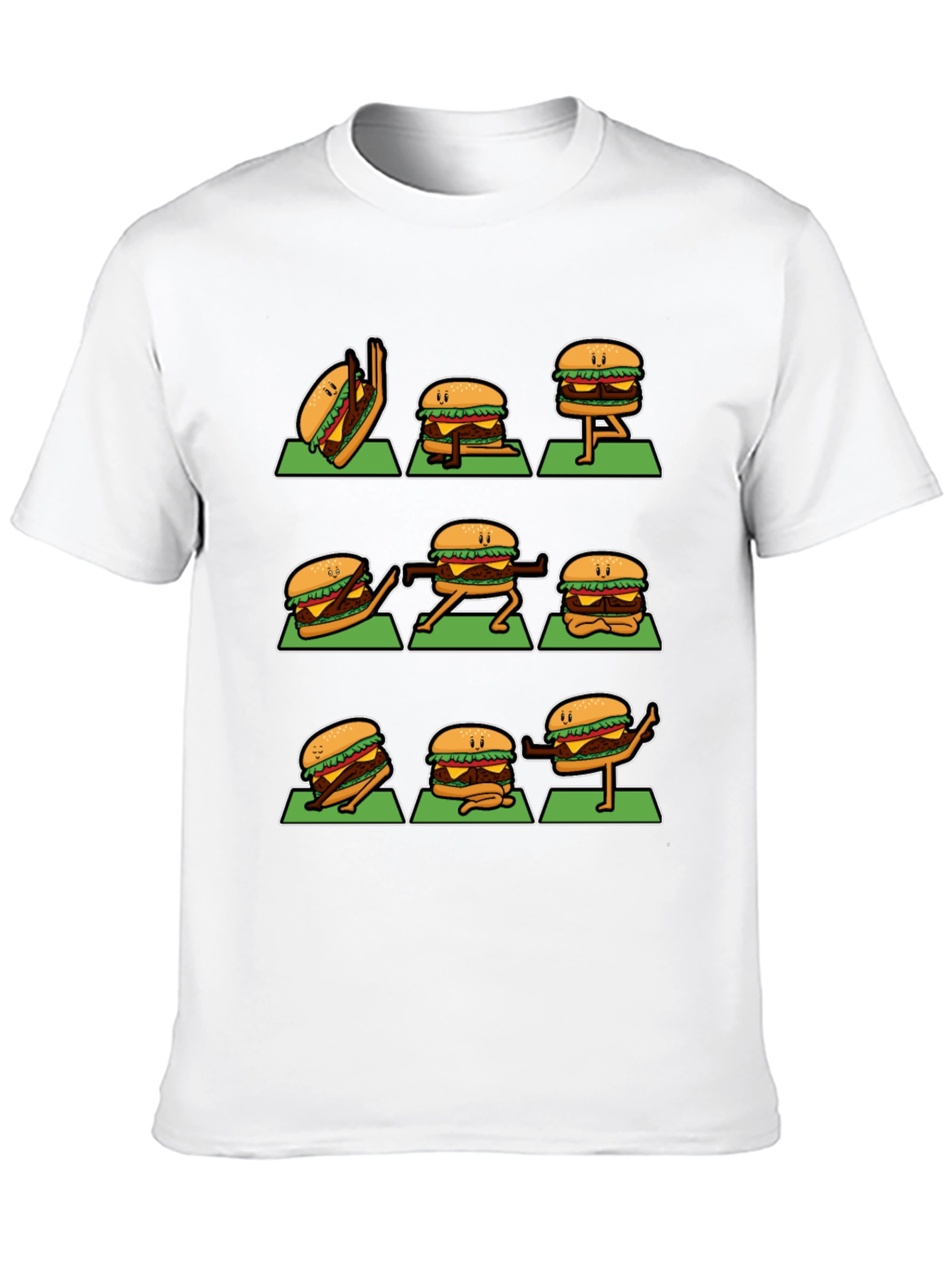 Yoga Burger Graphic Tee - Fun and Stylish!
