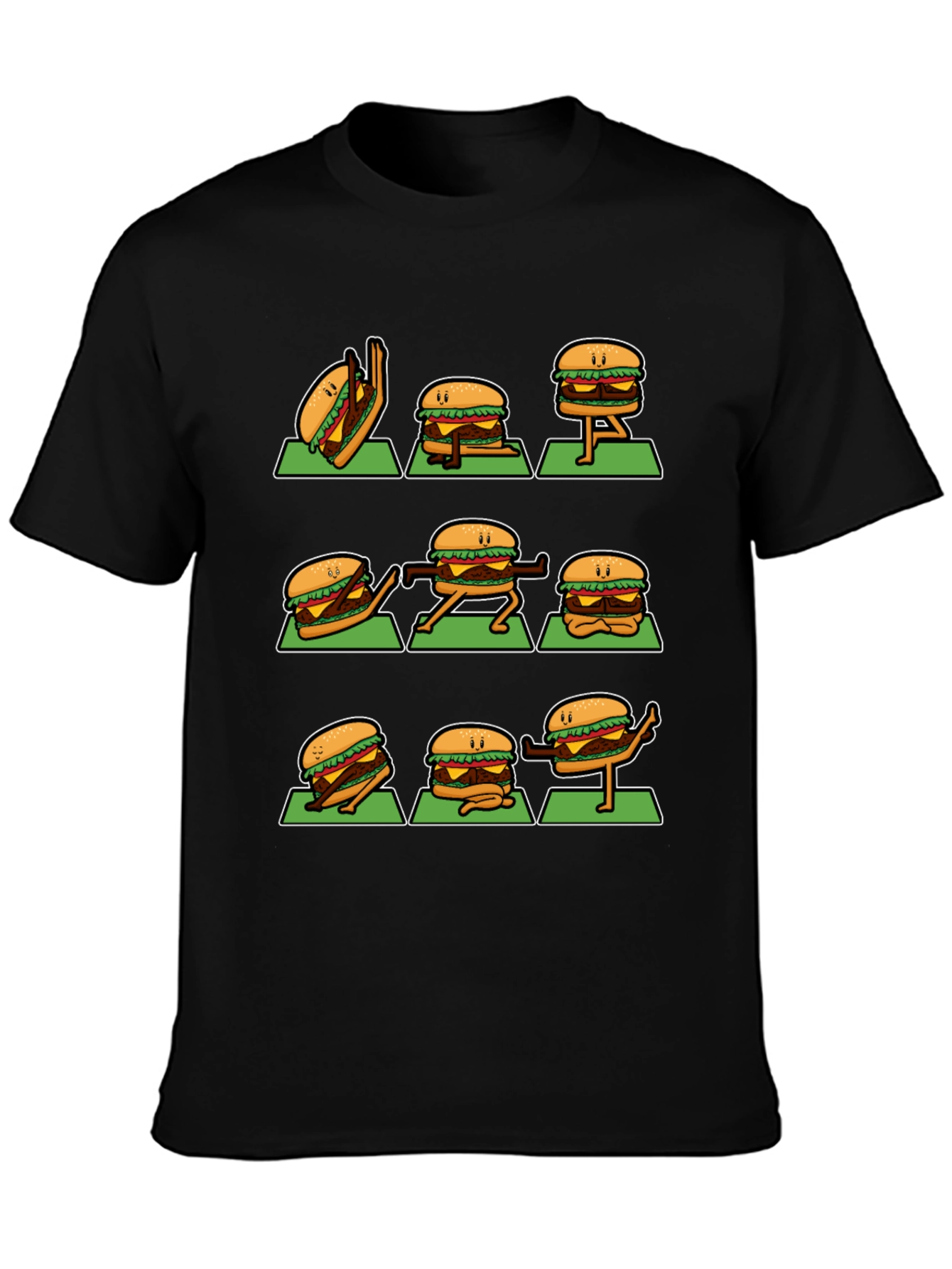 Yoga Burger Graphic Tee - Fun and Stylish!